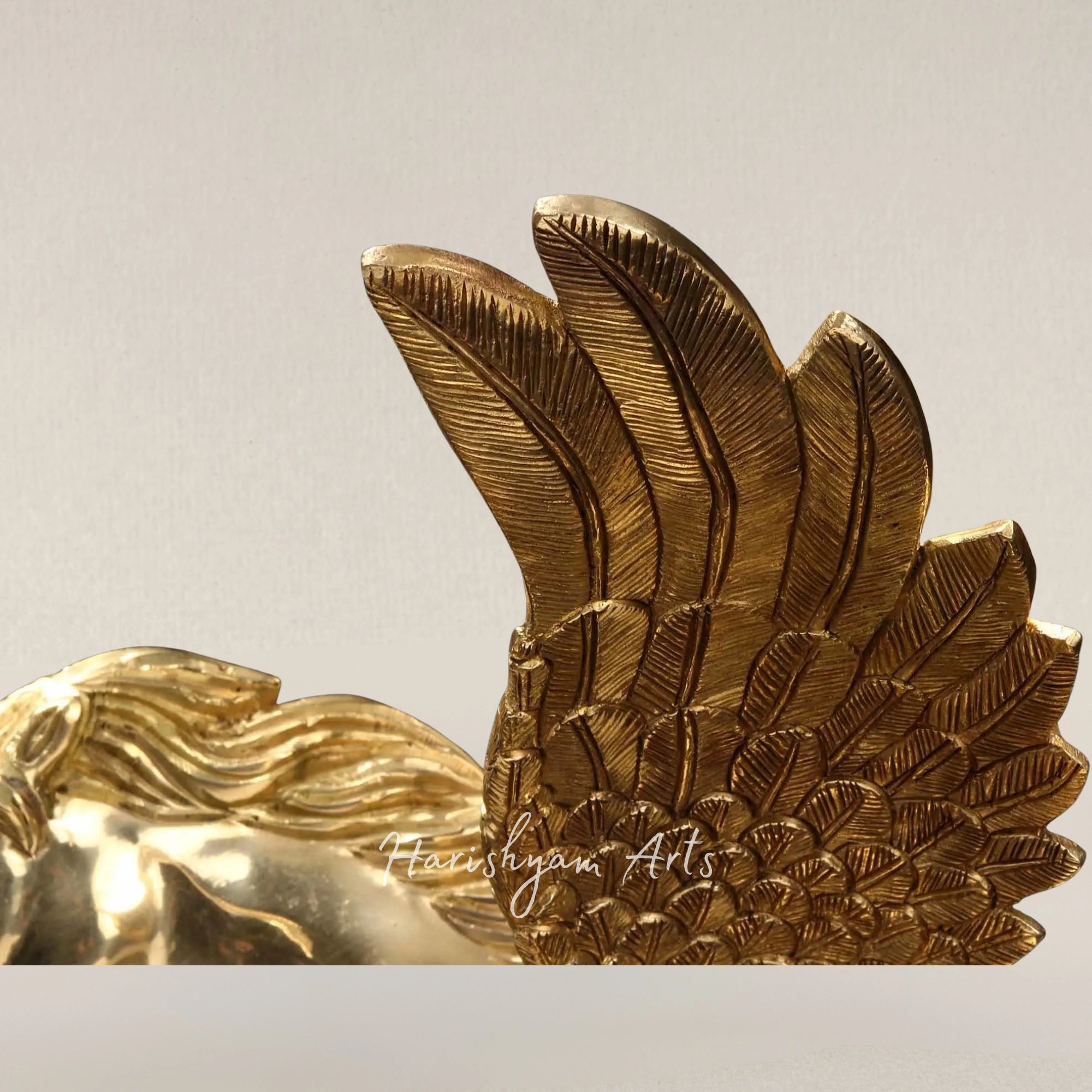 17" Premium Winged Pegasus Brass Figurines Inspired by Divine Mythology