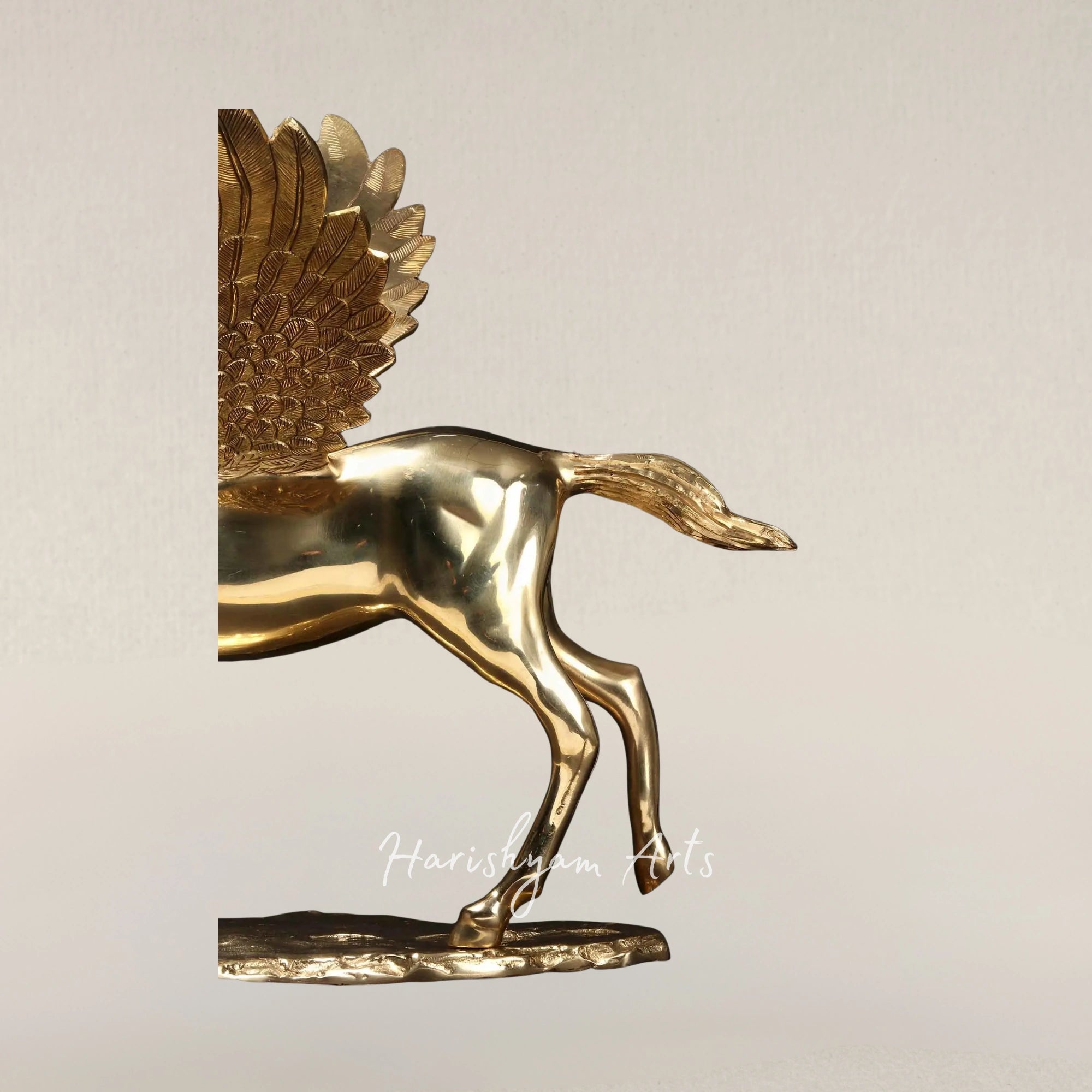 17" Premium Winged Pegasus Brass Figurines Inspired by Divine Mythology