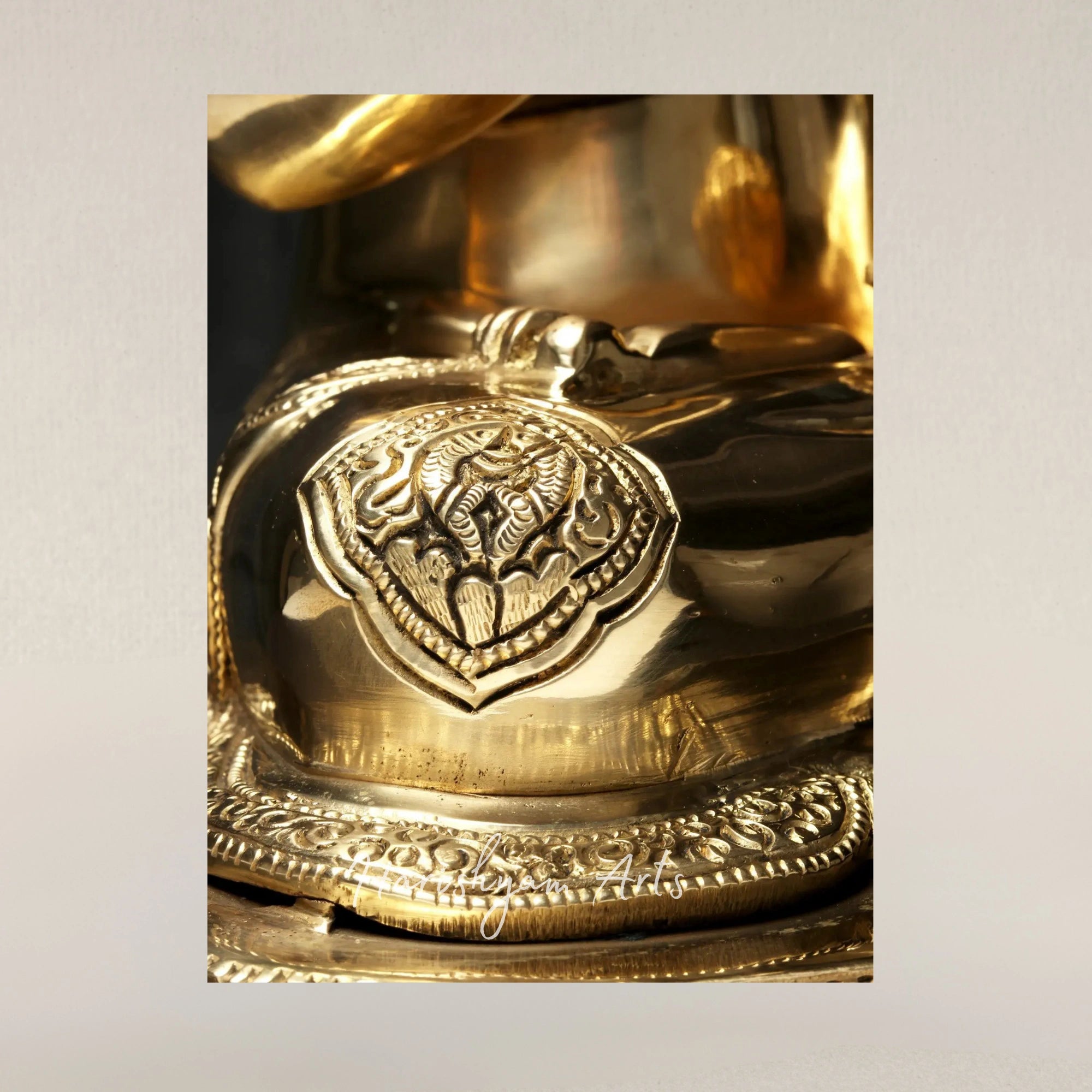 17" Vitarka Mudra Buddha Brass Statue for Knowledge Teaching and Wisdom