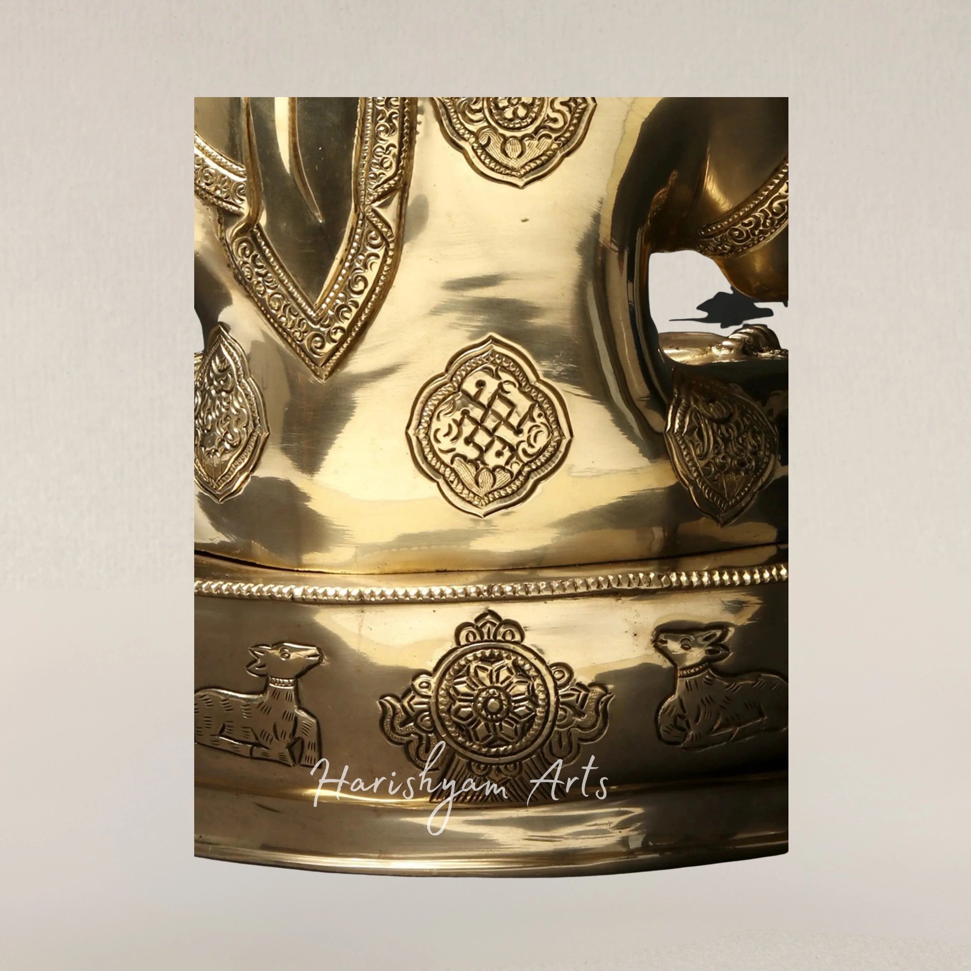 17" Vitarka Mudra Buddha Brass Statue for Knowledge Teaching and Wisdom