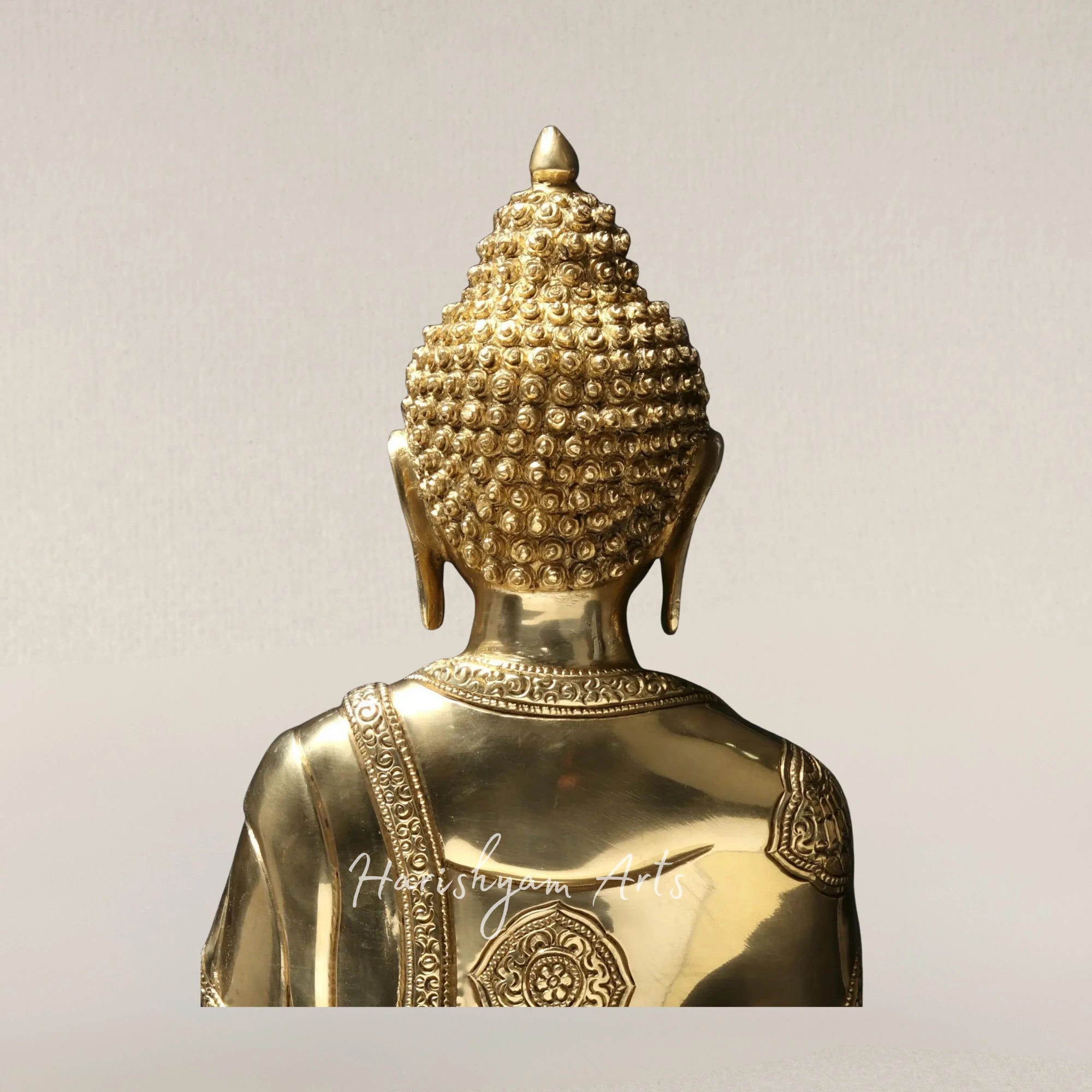 17" Vitarka Mudra Buddha Brass Statue for Knowledge Teaching and Wisdom