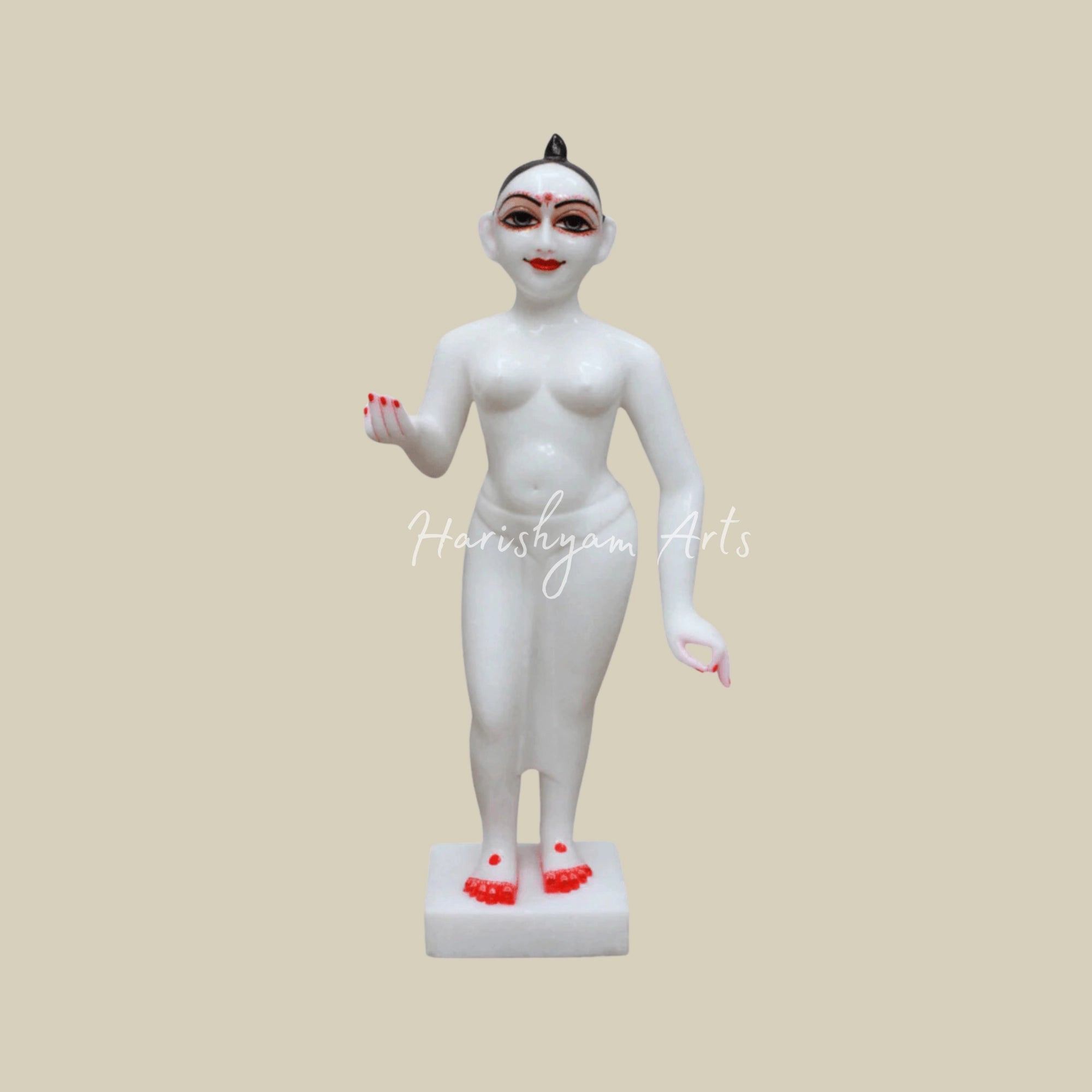 18 inches Iskcon Radha Krishna Marble Murti9