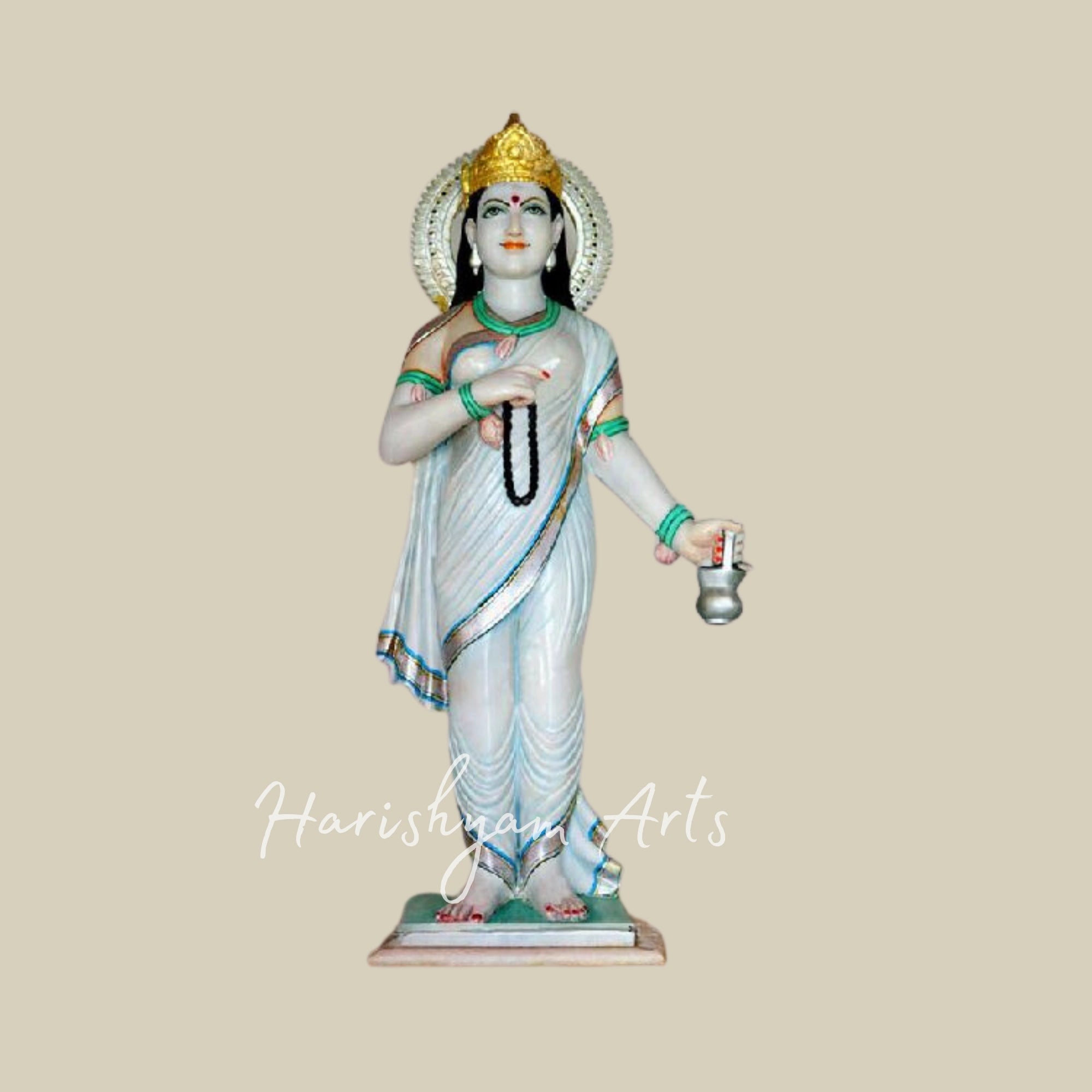 18" Marble Brahmacharini Mata Murti