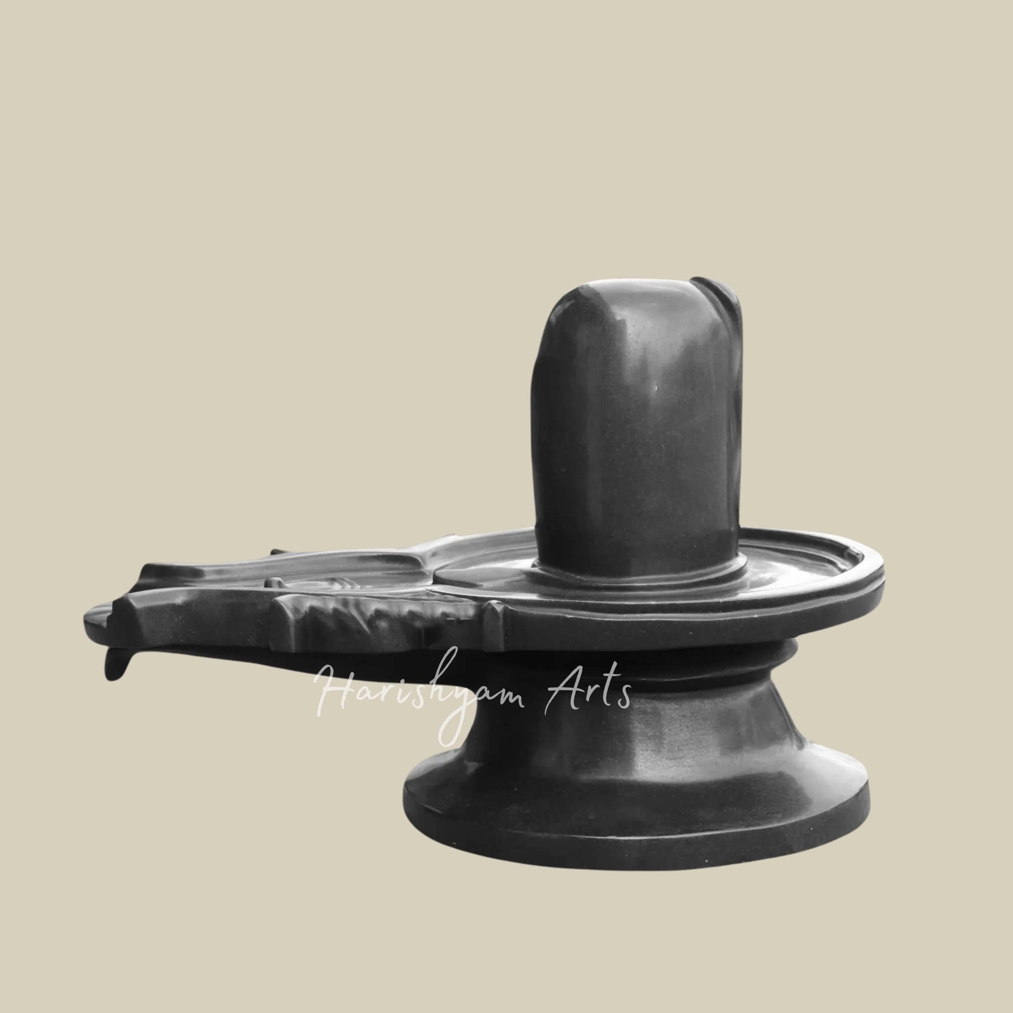 18" Marble Shivling with Base

