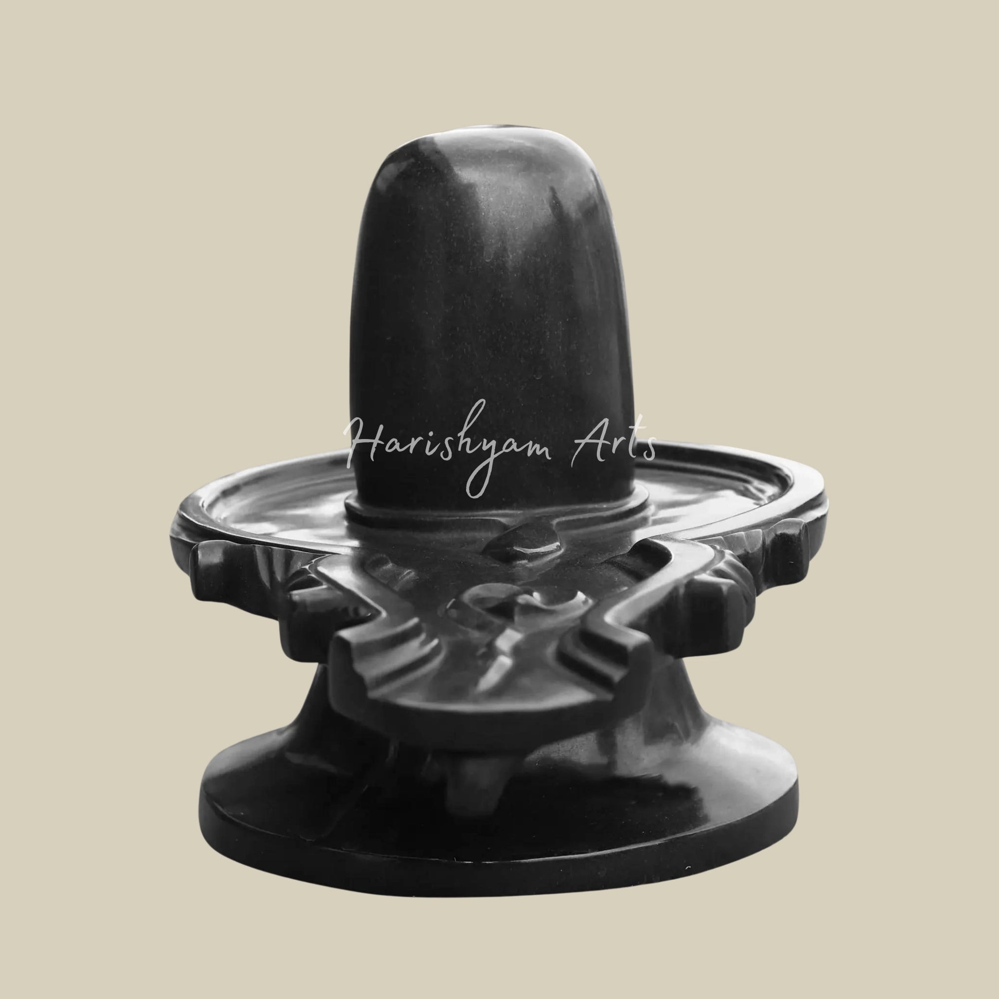 18" Marble Shivling with Base

2