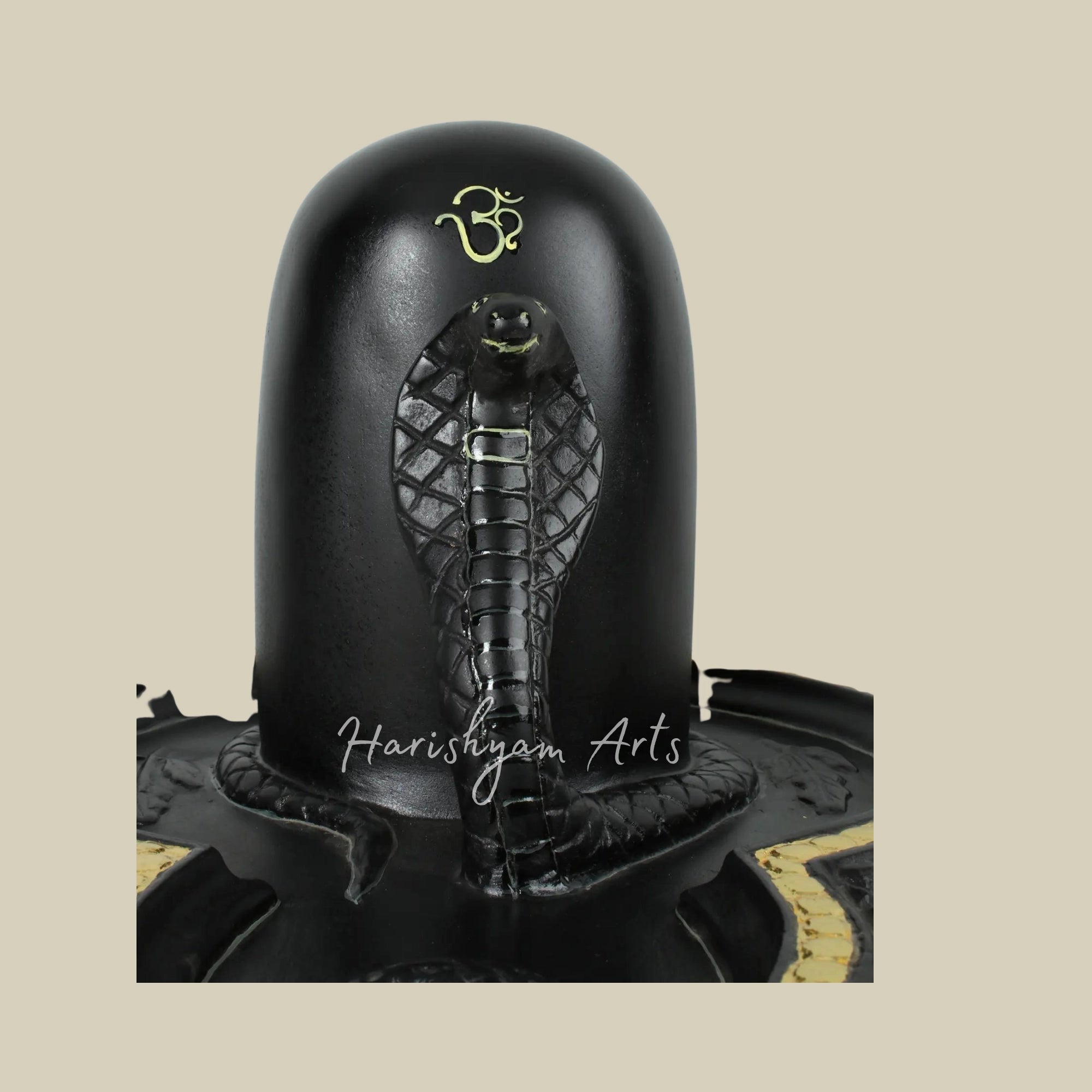 18" Shiva Lingam with Black Marble

5