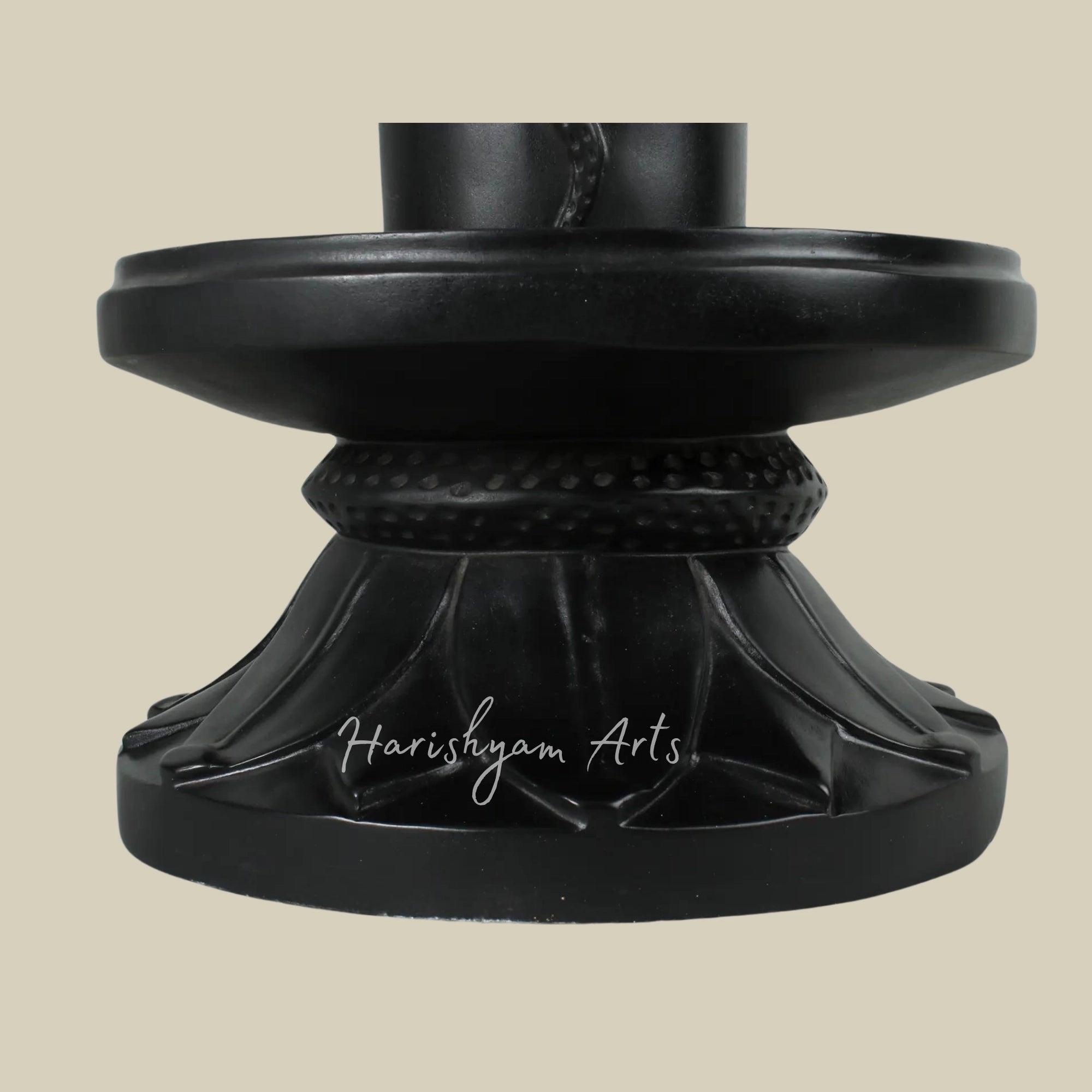 18" Shiva Lingam with Black Marble7