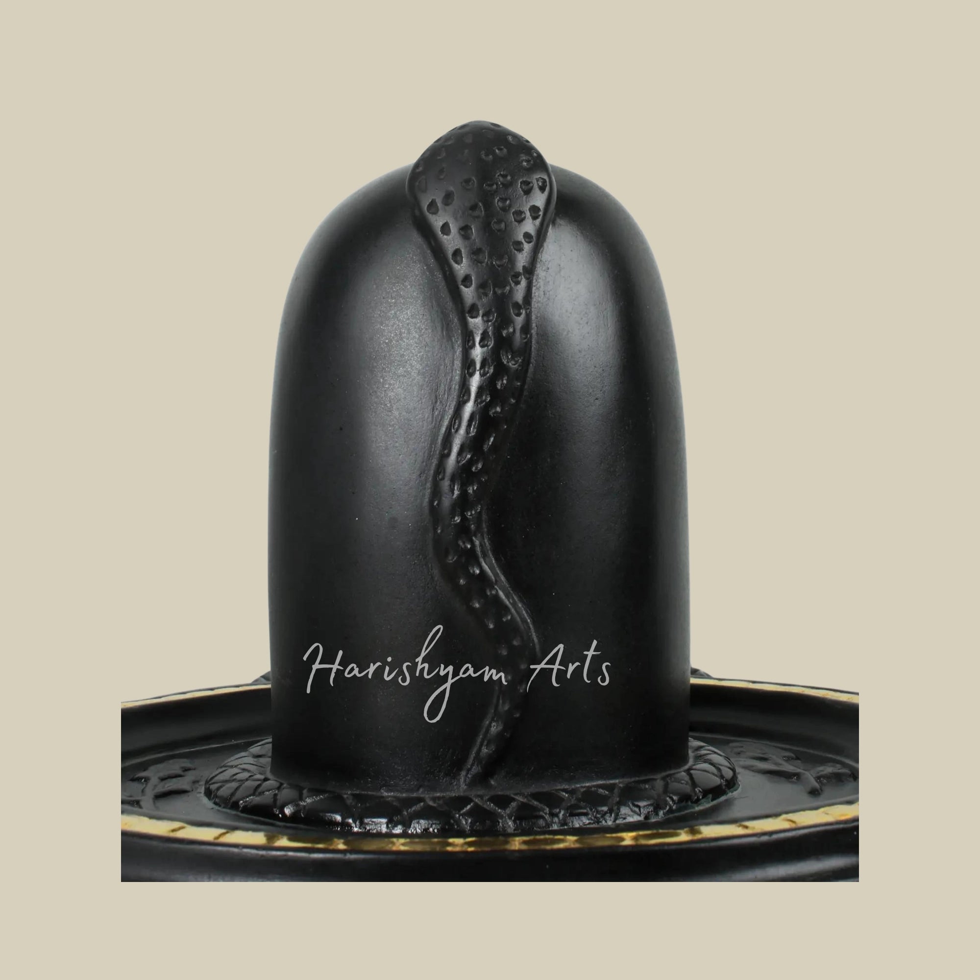 18" Shiva Lingam with Black Marble8