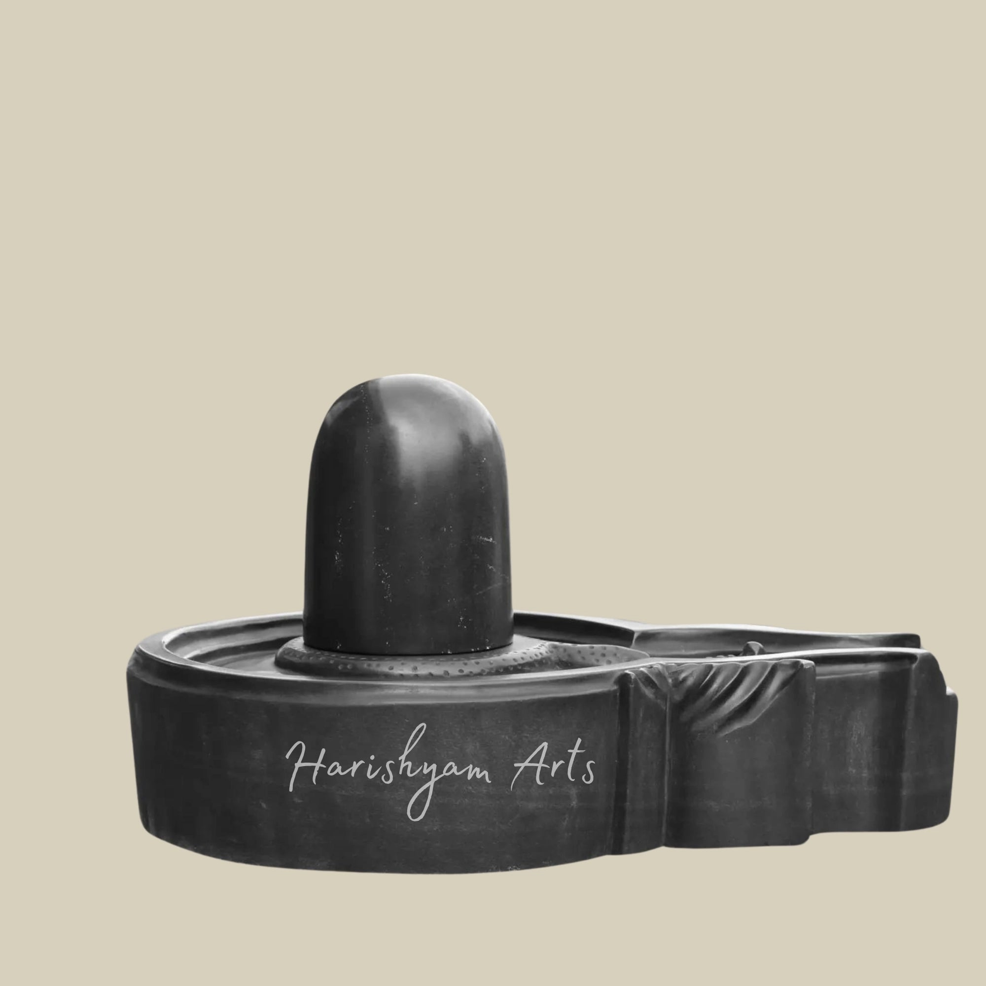 18-inch Black Marble Shivling2