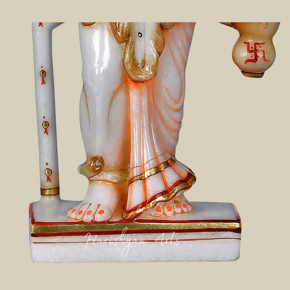 18" Ardhanarishvara Marble Statue