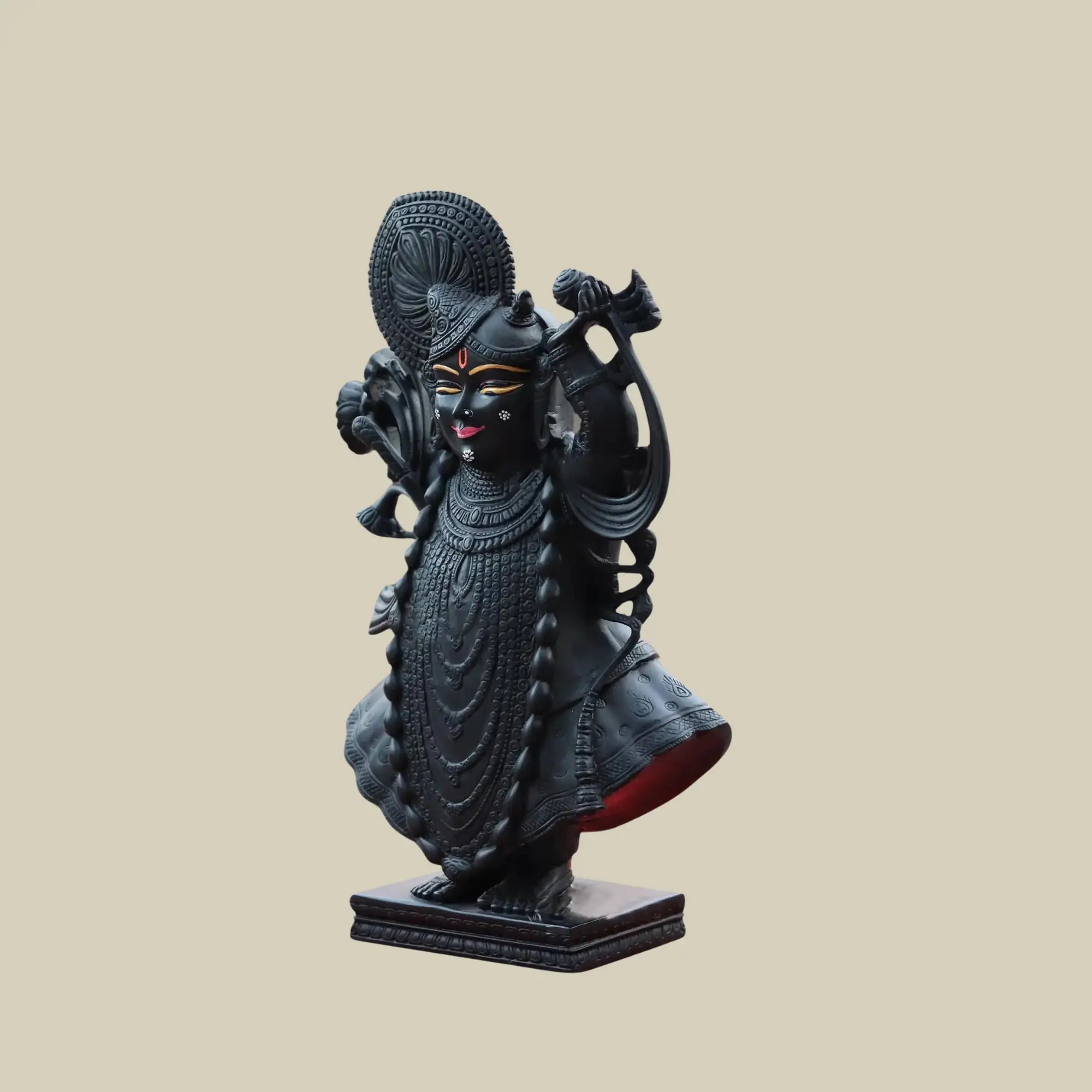 18 inches Black Marble Shrinathji Murti 2