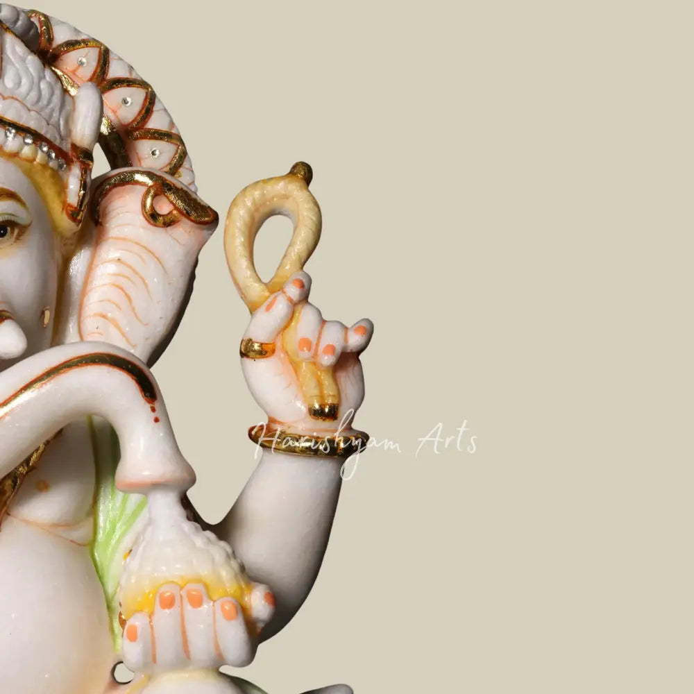 18" Lord Ganesh Marble Deity