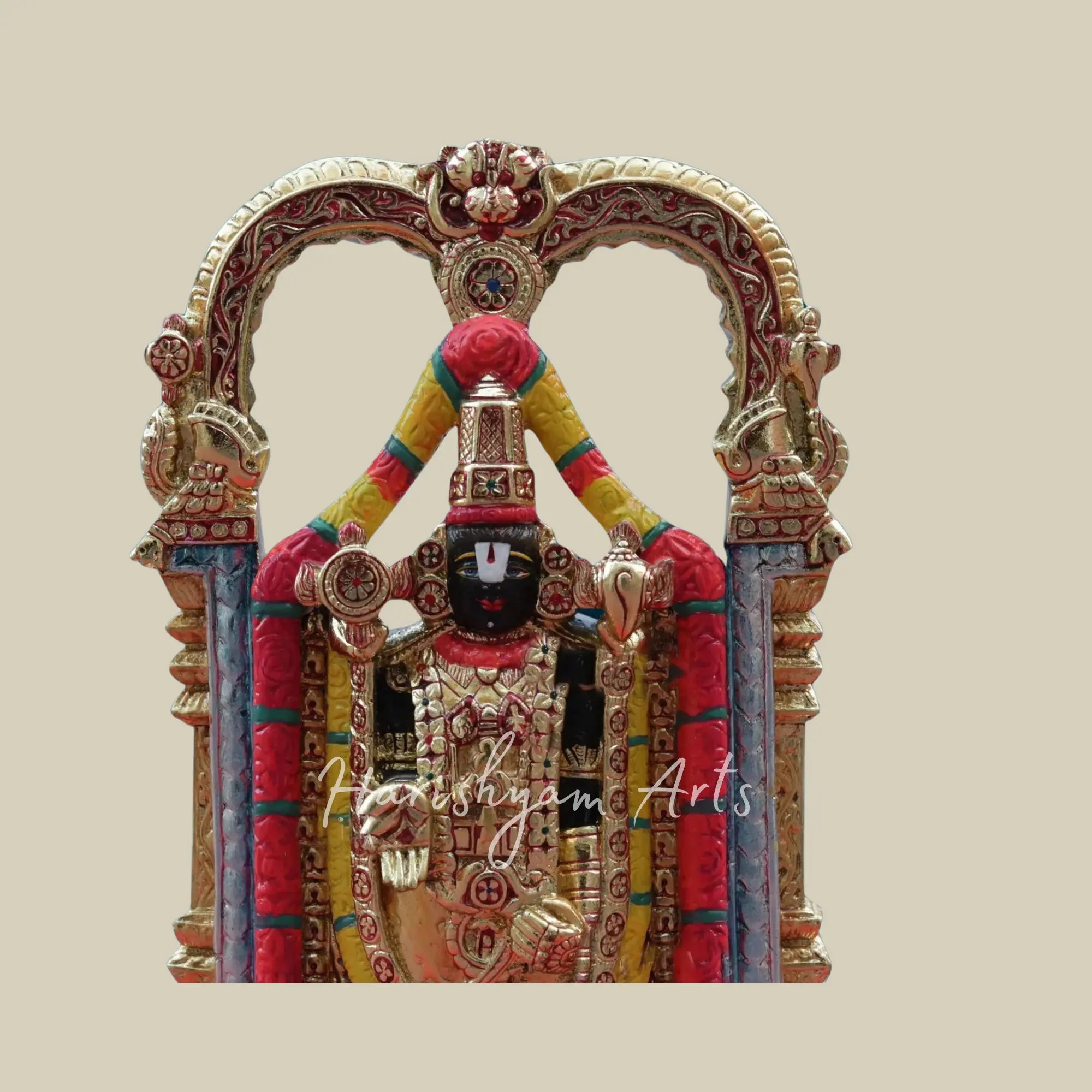 18 inches Lord Venkateswara Tirupati Balaji Marble Deity 1