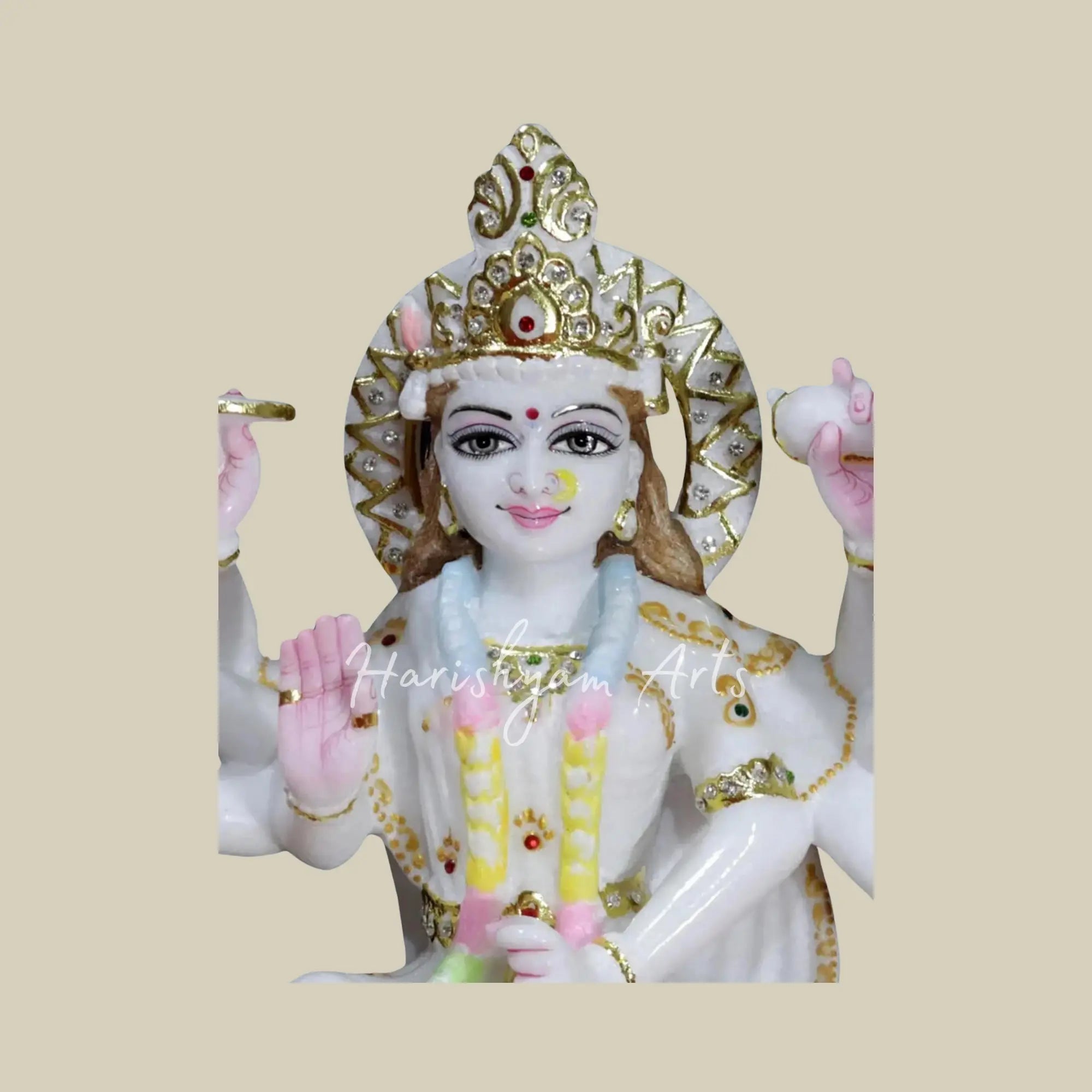 18 inches Marble Durga murti for mandir 3