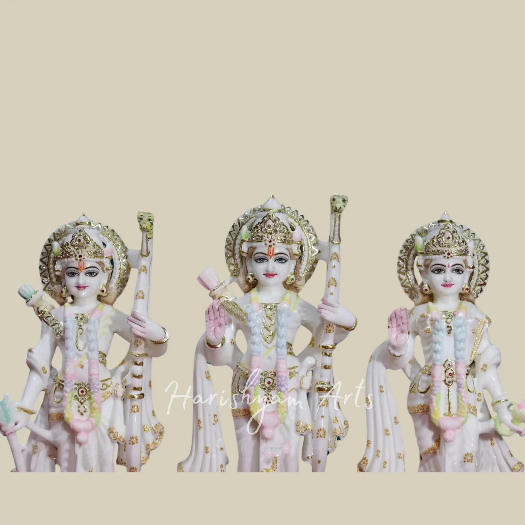 18 inches Marble Ram Darbar Moorti Buy Online 2