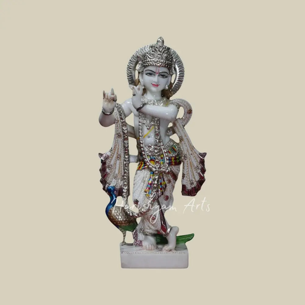 18" krishna idol marble big size