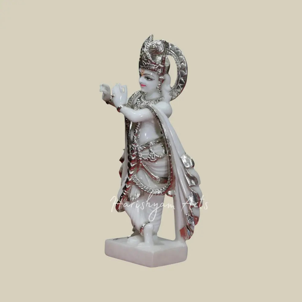 18" marble krishna statue for home