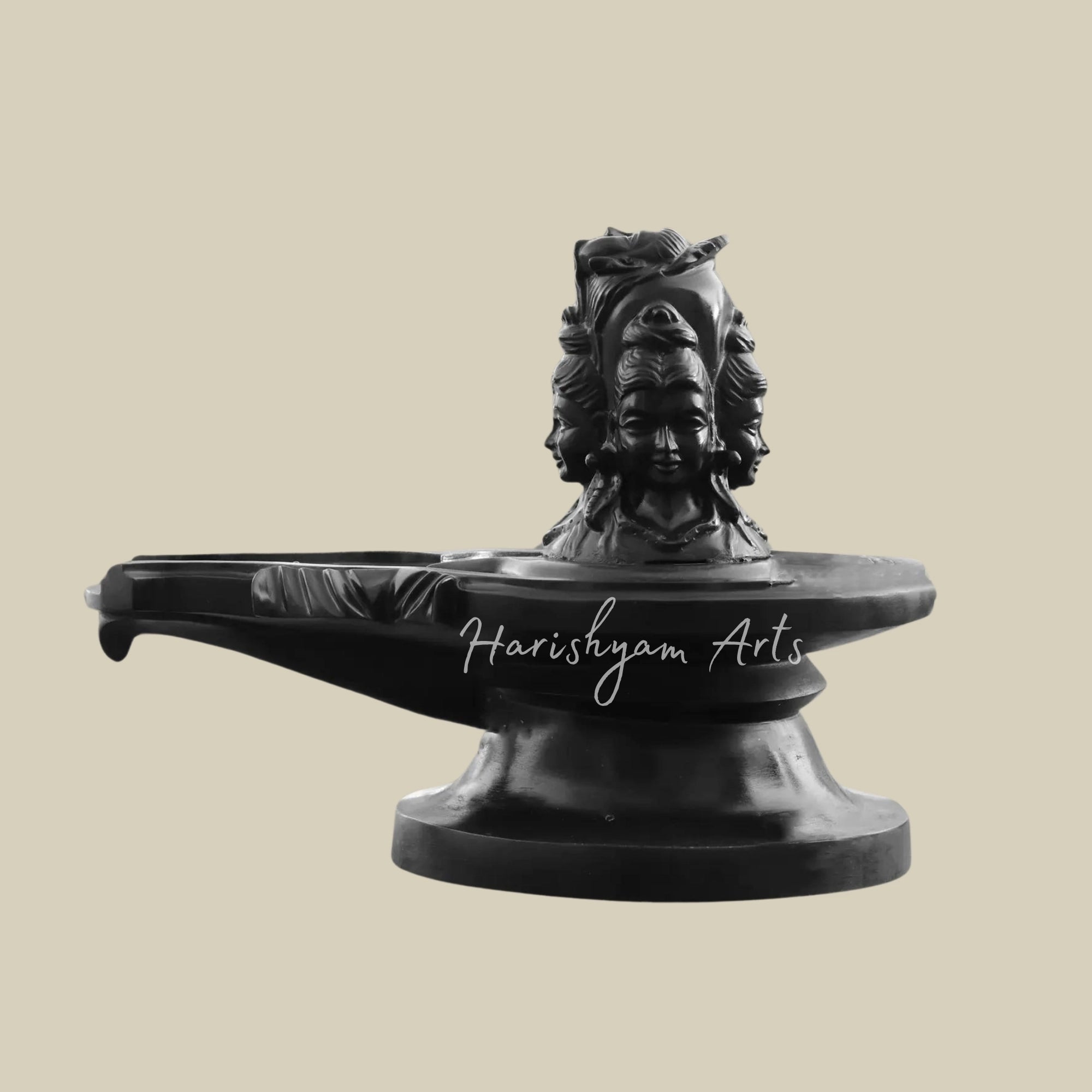 21" Attractive Shivling With Lord Shiva Face