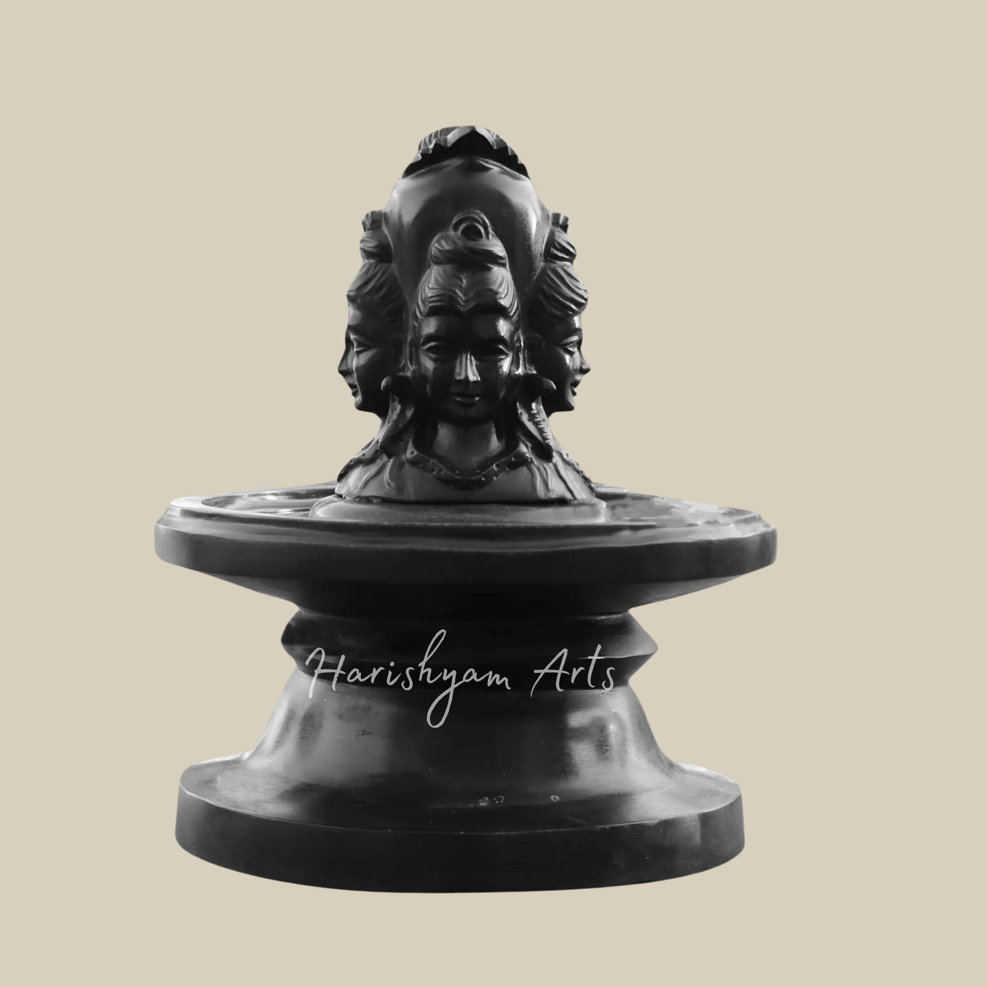 21" Attractive Shivling With Lord Shiva Face2