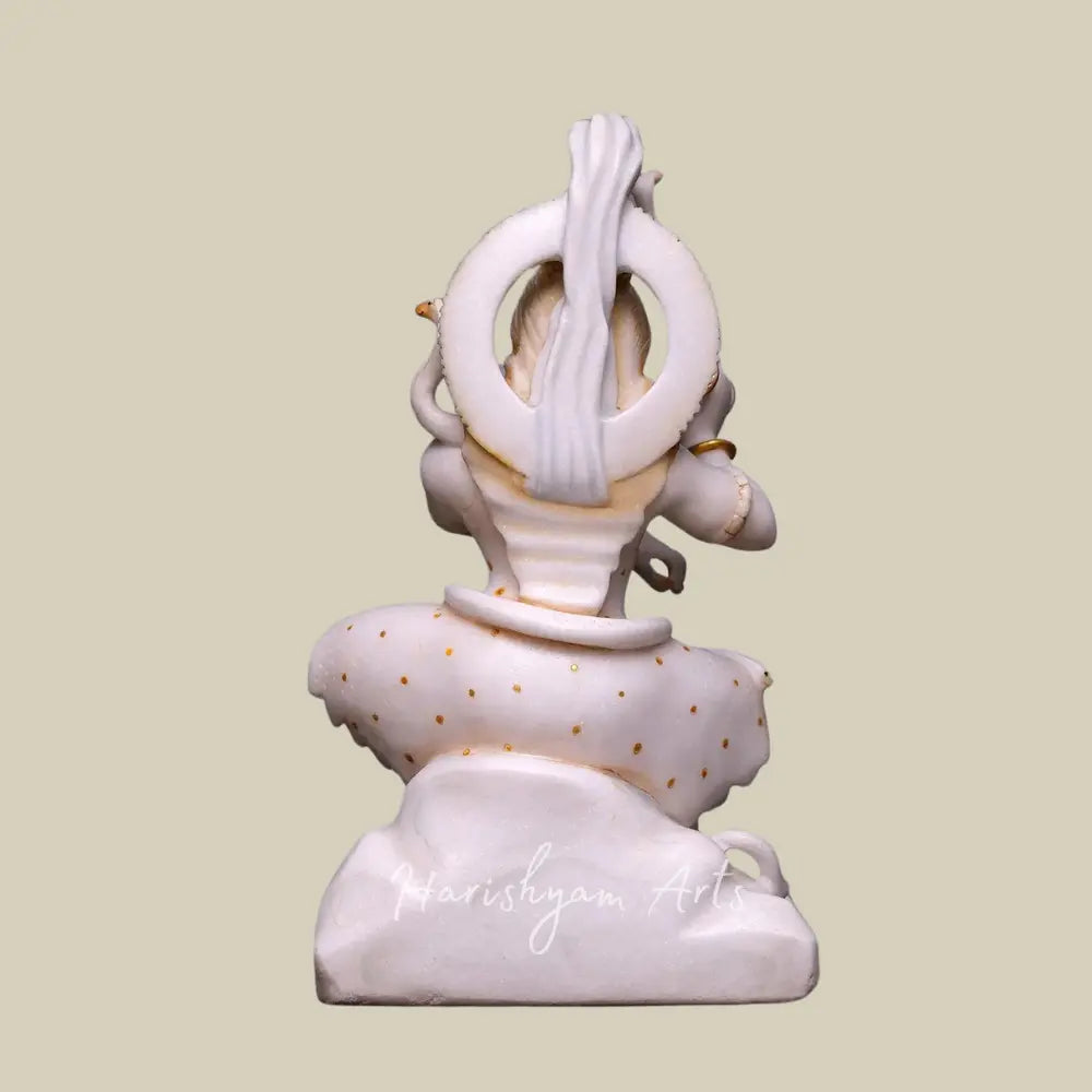 21" Dancing Shiva in Tandav Mudra Marble Statue