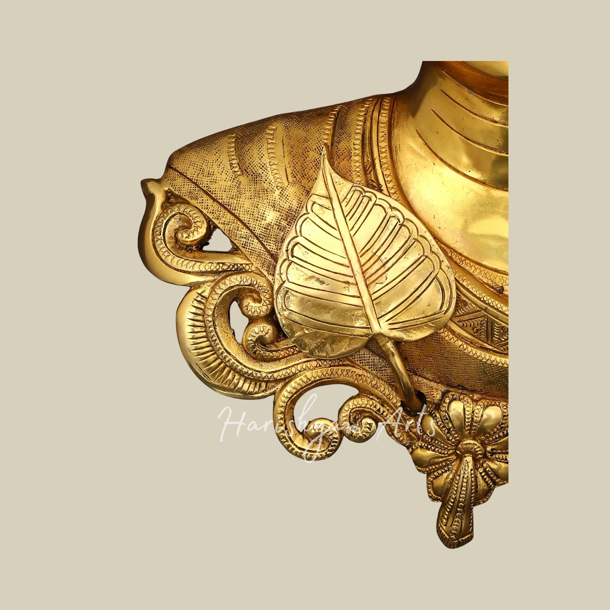 24" Meditating Buddha Brass Wall Sculpture with Wooden Frame