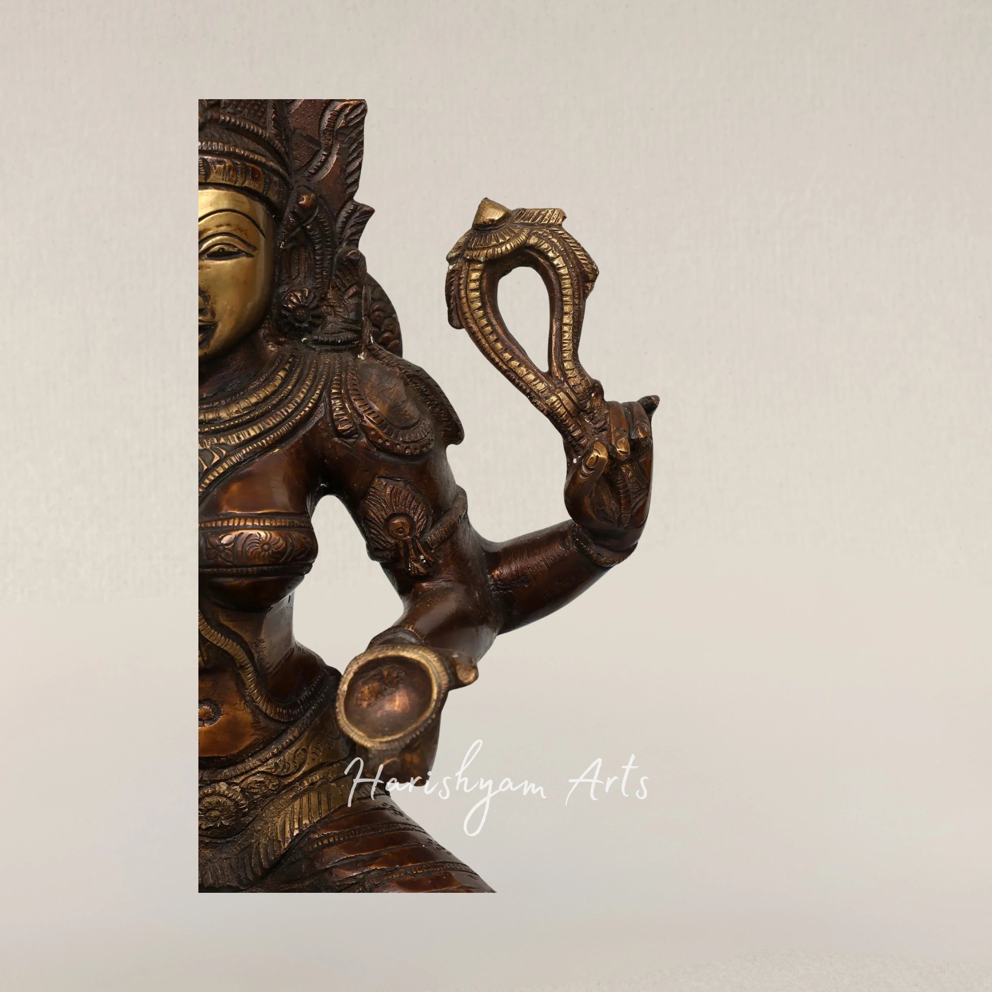 24" Traditional South Indian Mariamman Goddess Brass Statue
