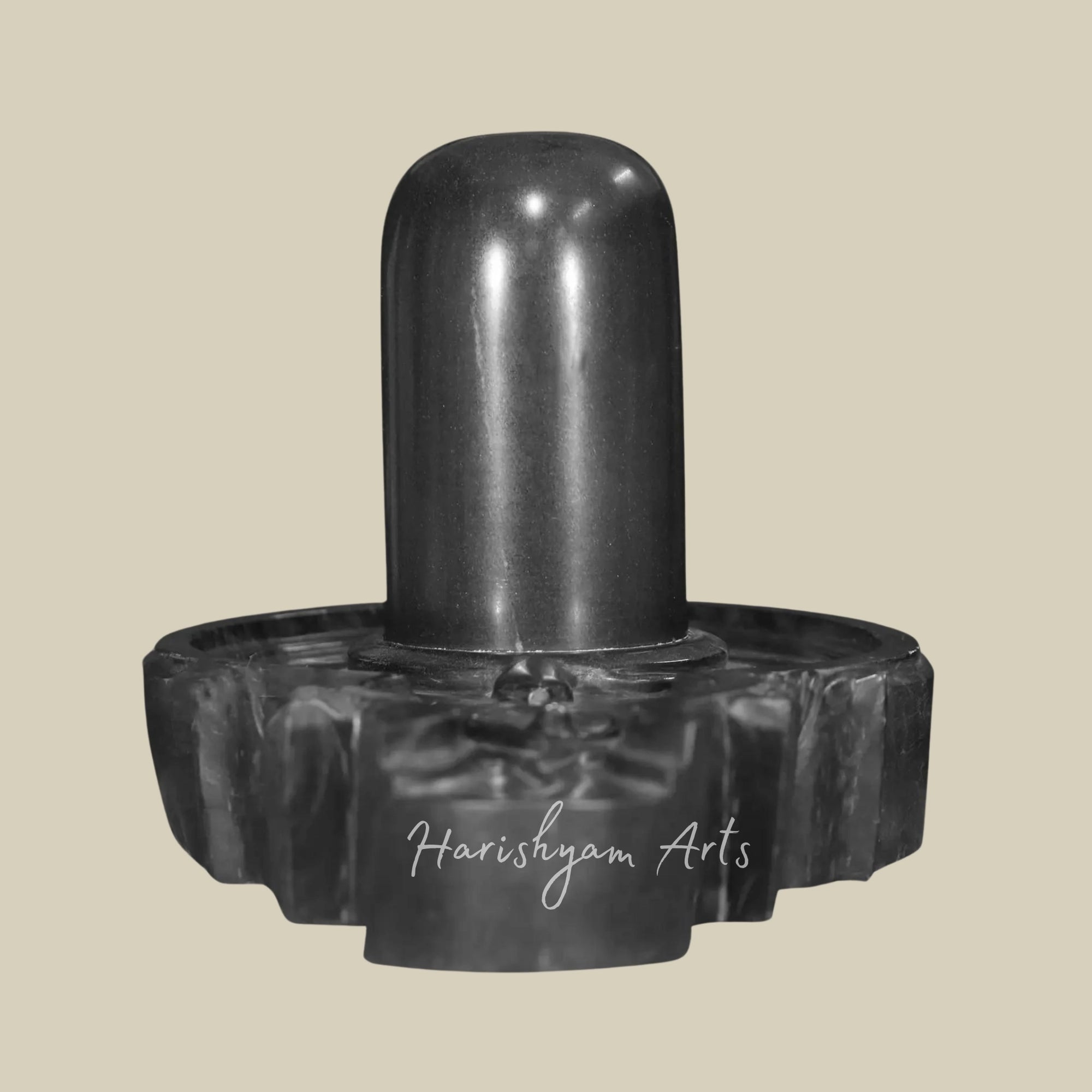 24" Black Marble Shivling2