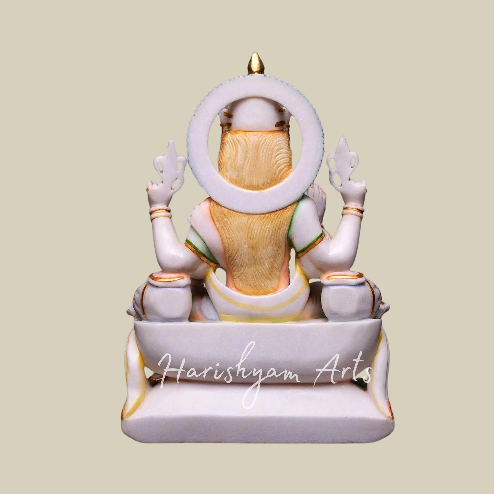 24 inches laxmi ganesh marble murti4