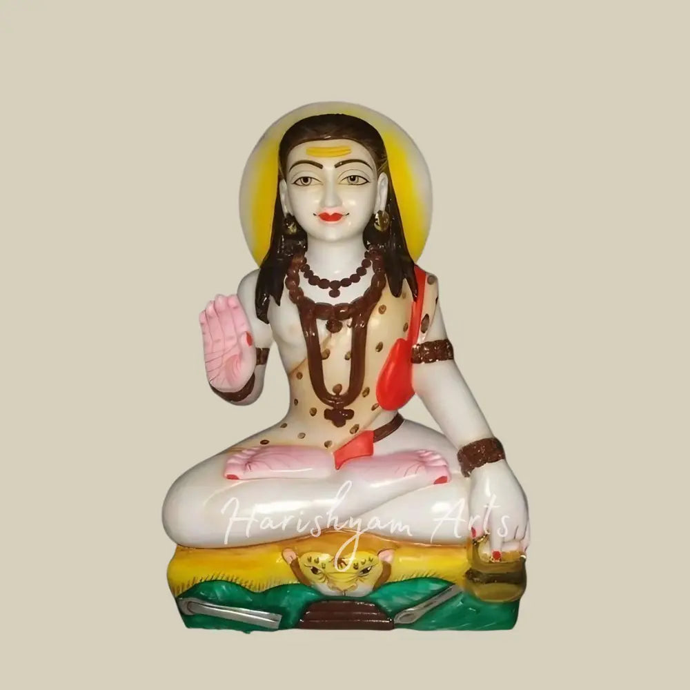 24"Handcrafted Baba Balaknath Marble Statue