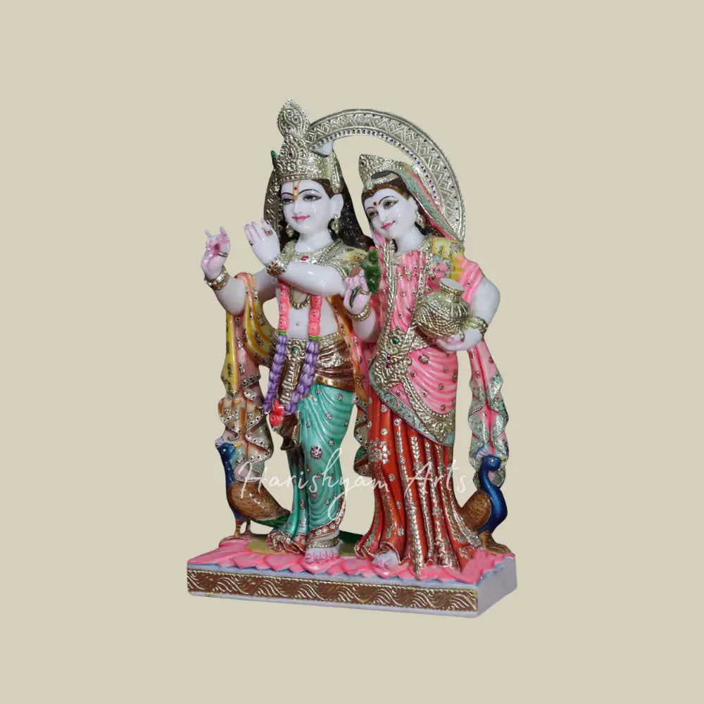 24" Radha Krishna Idol for Home