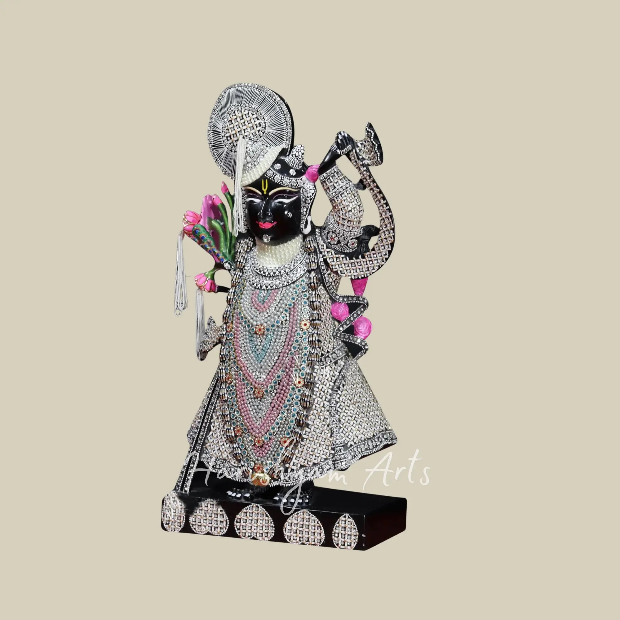 24 inches Shrinathji Idol Black 1