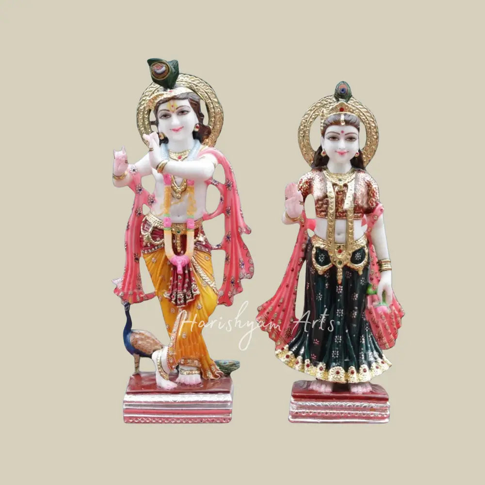 24" marble Radha Krishna Statue online