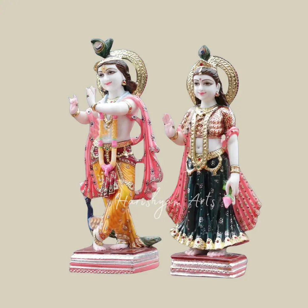 24" marble Radha Krishna Statue online