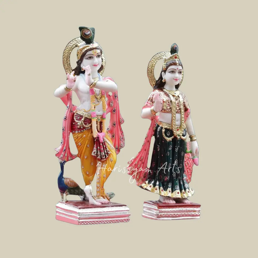 24" marble Radha Krishna Statue online