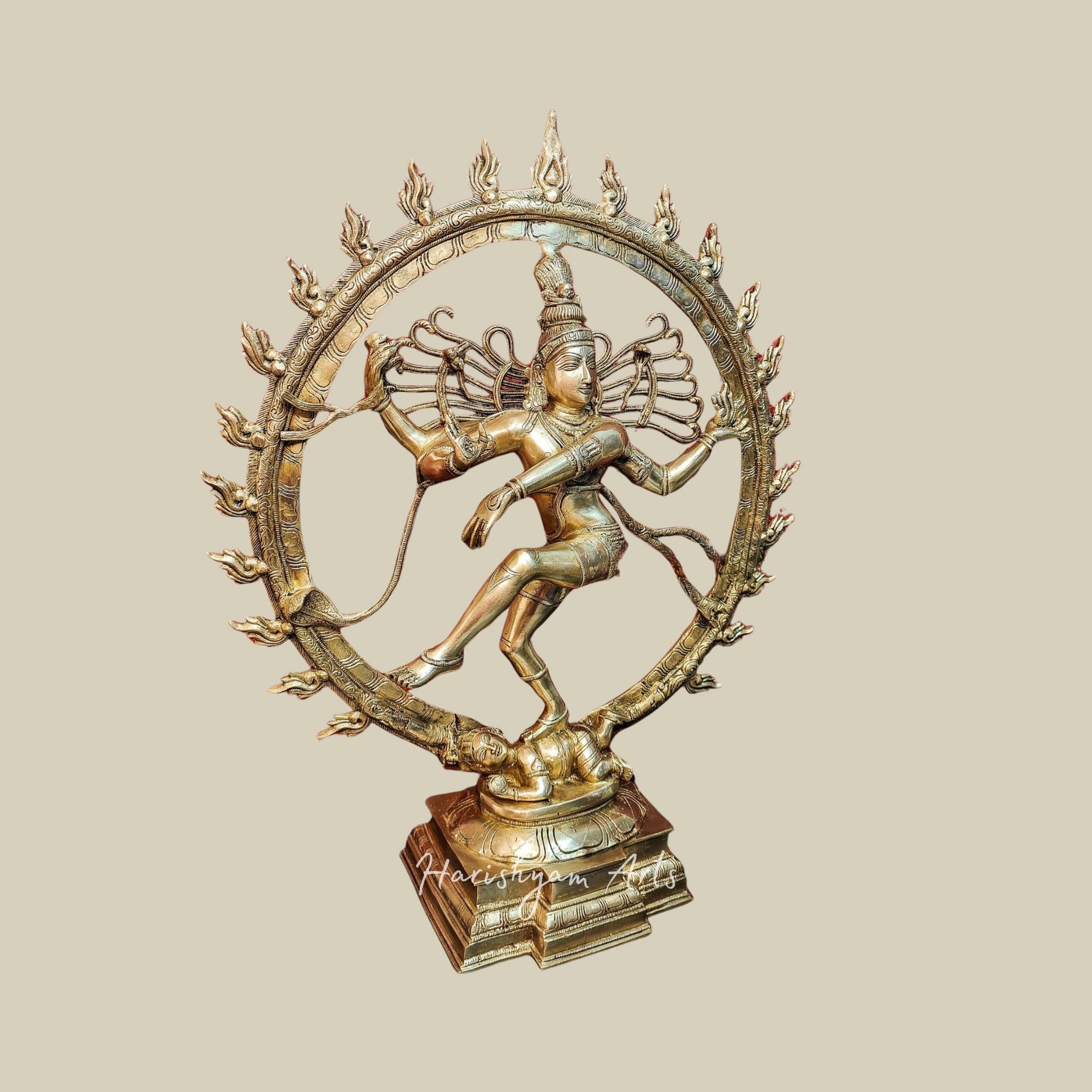 25" Premium Brass Nataraja Statue with Superfine Detailing