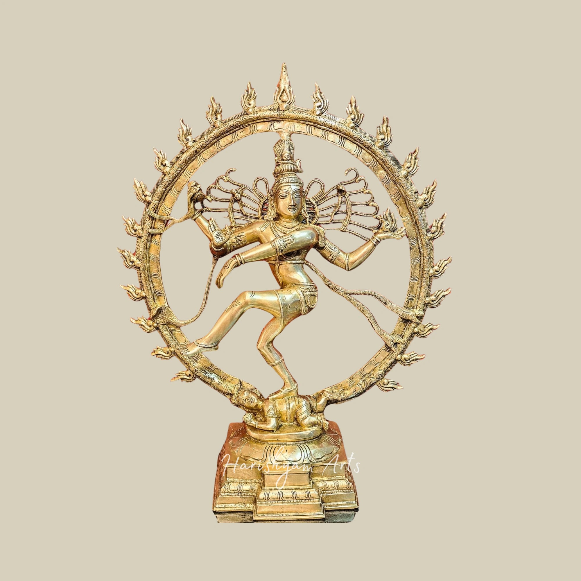 25" Premium Brass Nataraja Statue with Superfine Detailing