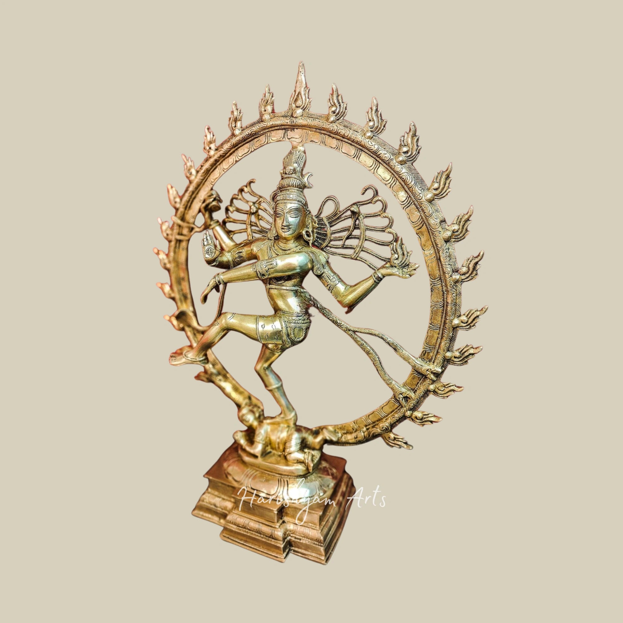 25" Premium Brass Nataraja Statue with Superfine Detailing