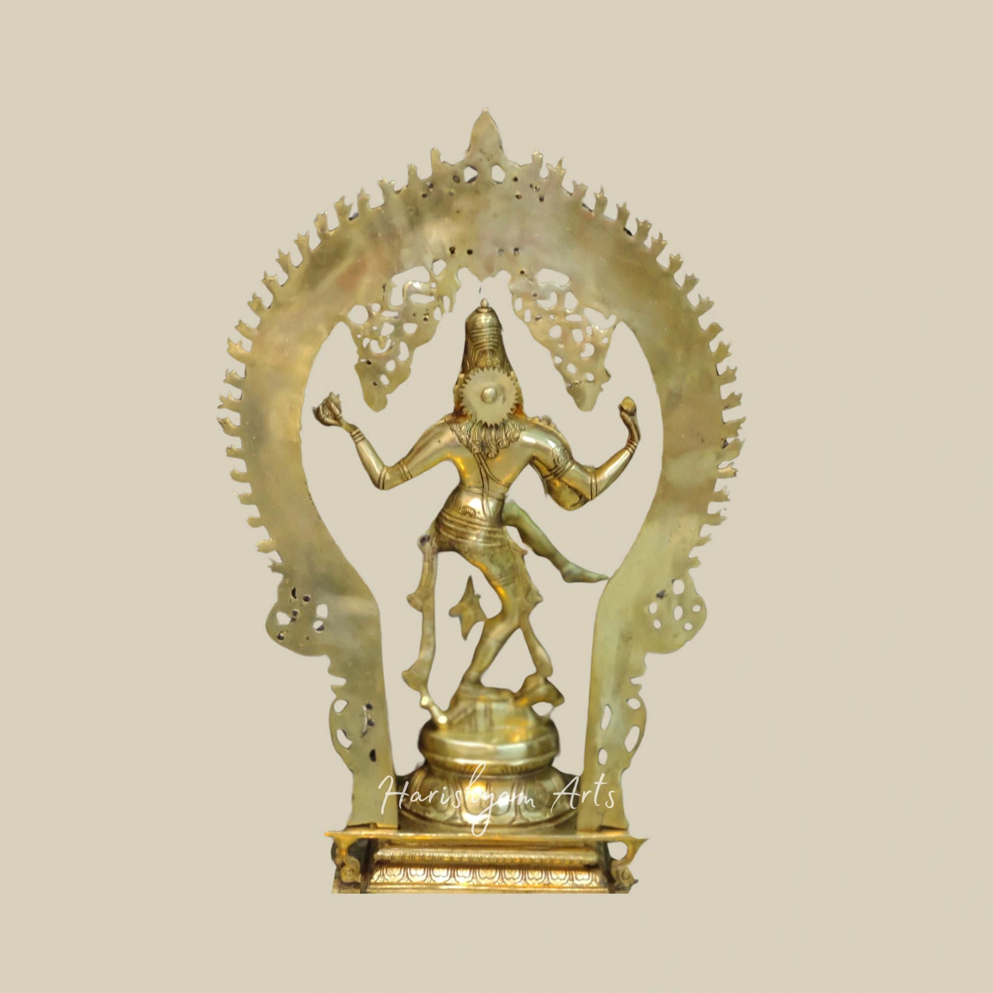 26" Captivating Brass Nataraja Sculpture for Spiritual Spaces