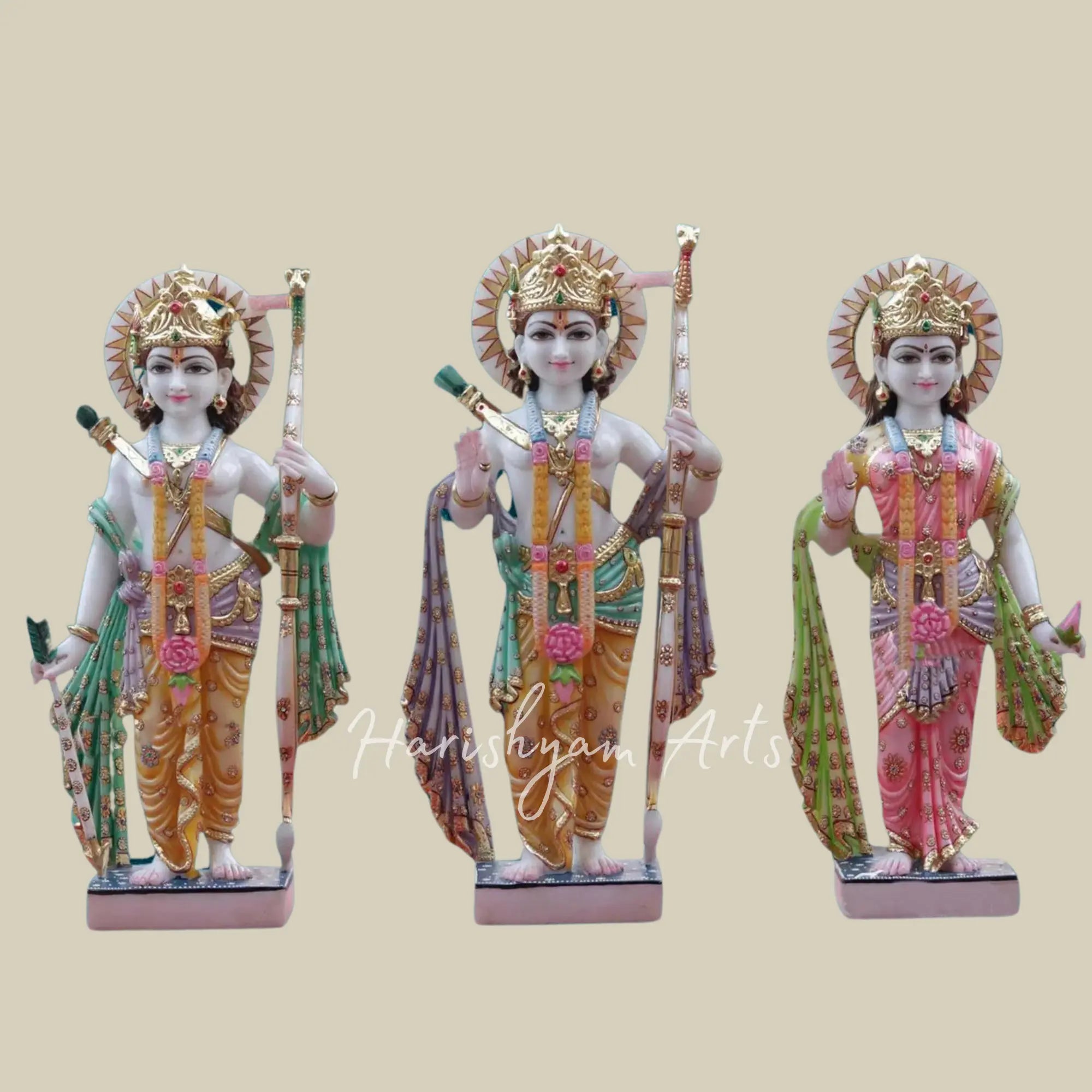 27 inches Marble Ram Parivar Murti online