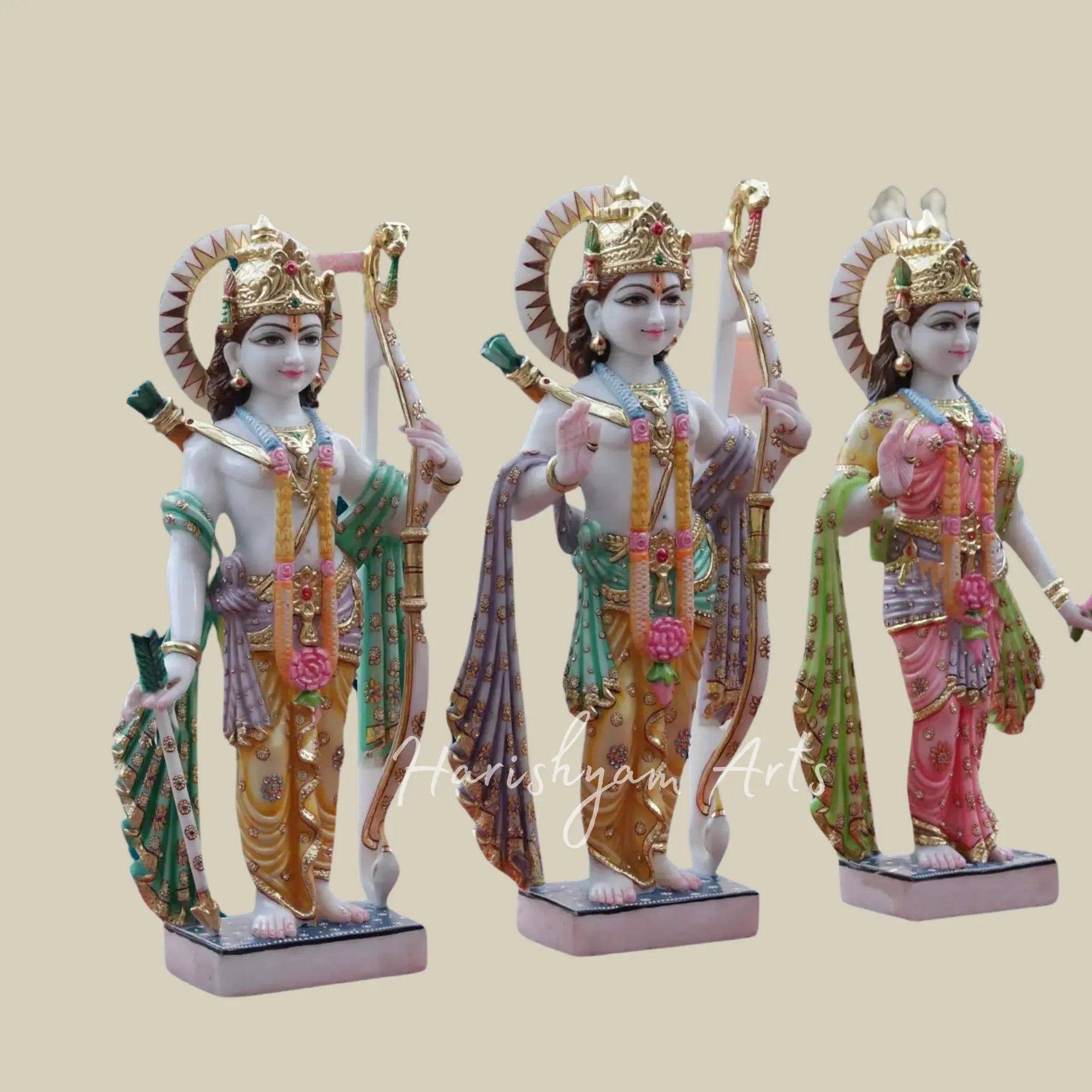 27 inches Marble Ram Parivar Murti online 1