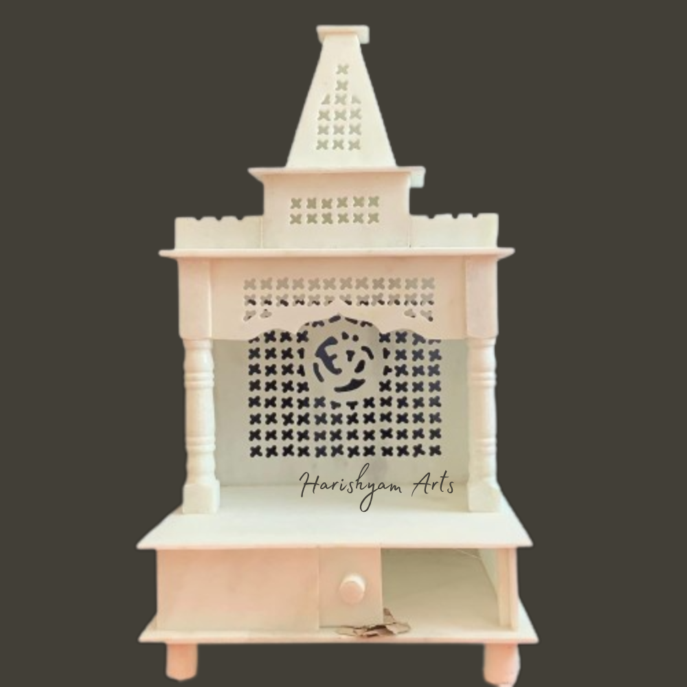 30" Marble Pooja Mandir Design For Home & Office