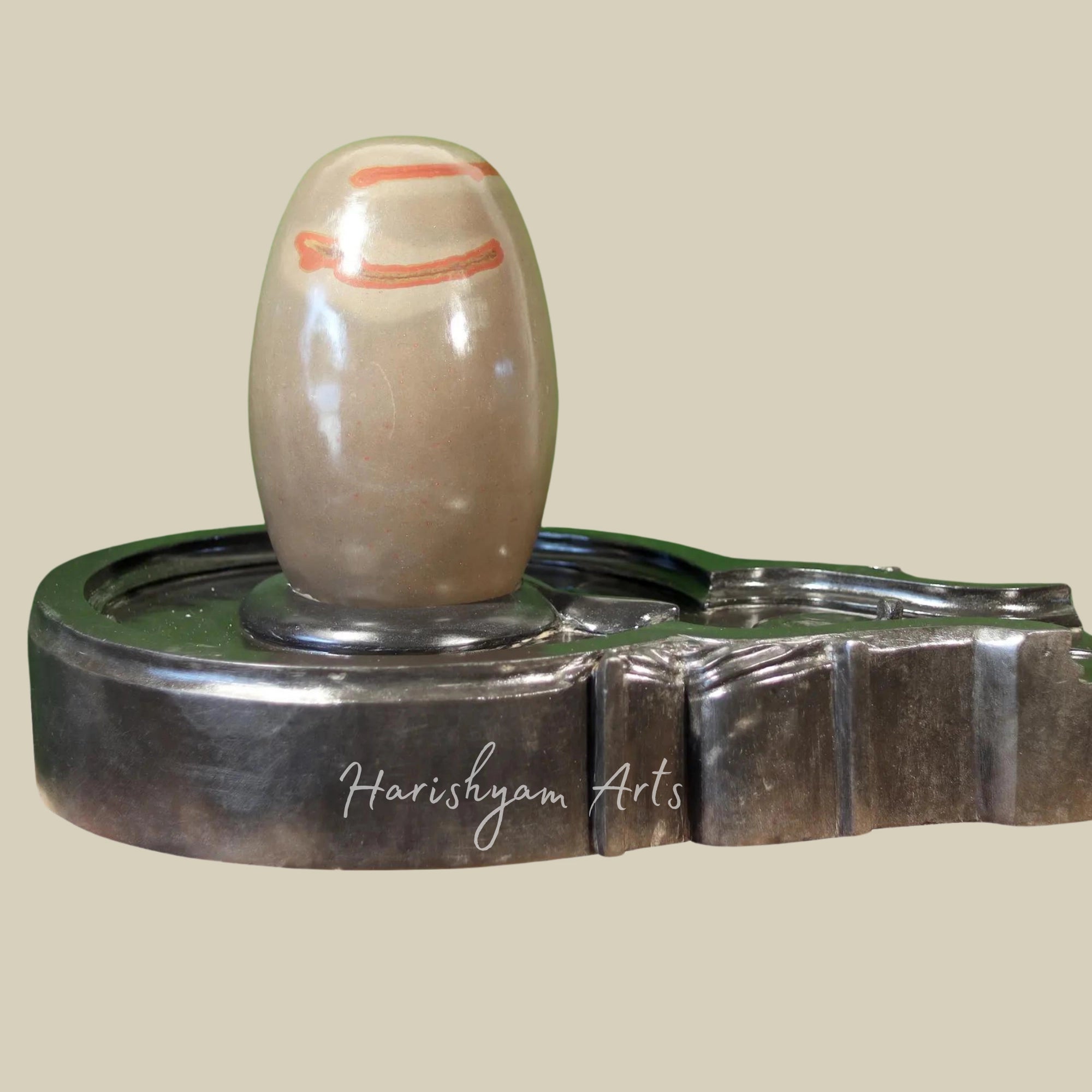 30 Inches Tilak Narmada Stone Shivling