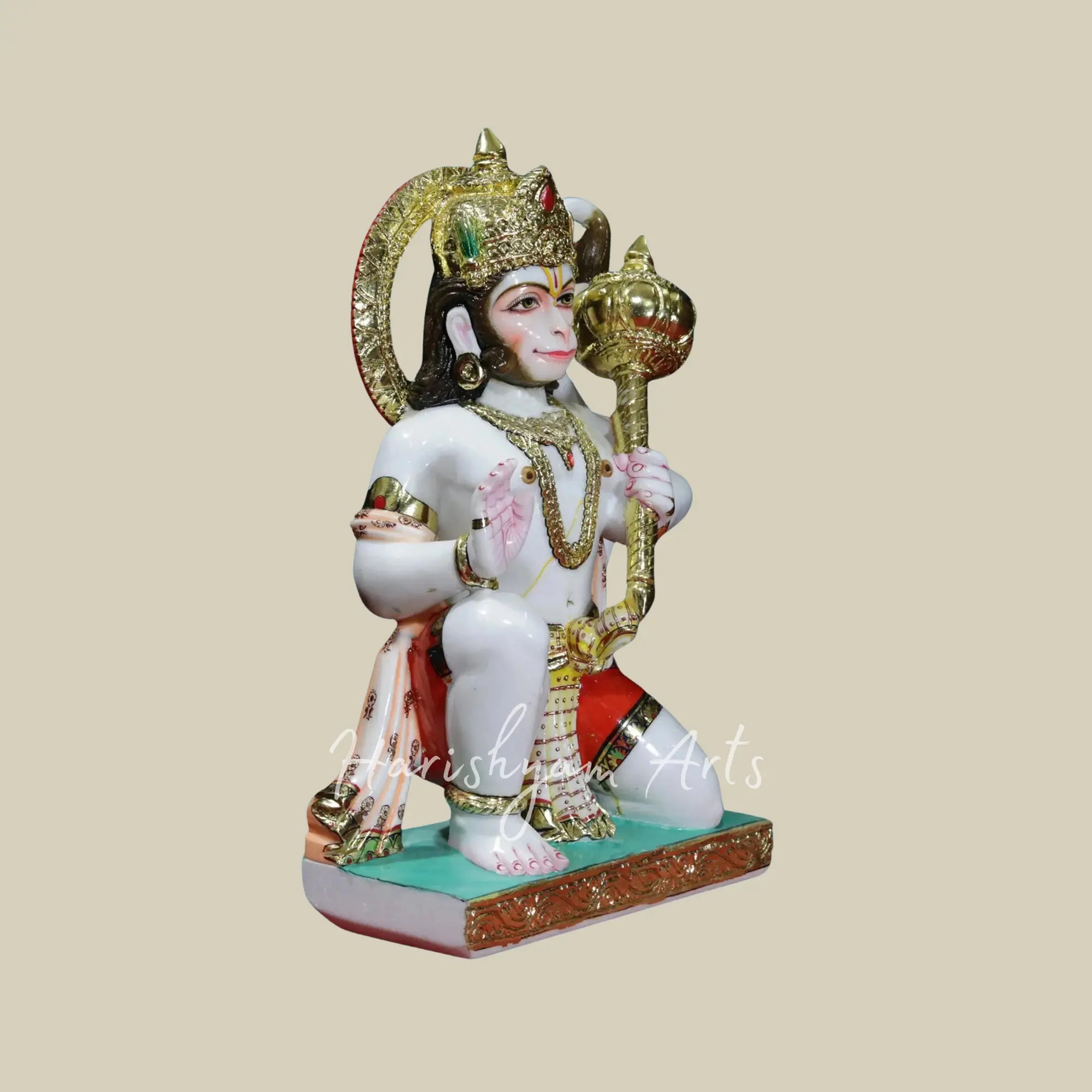 30 inches Lord Hanuman Makrana Marble Statue 2