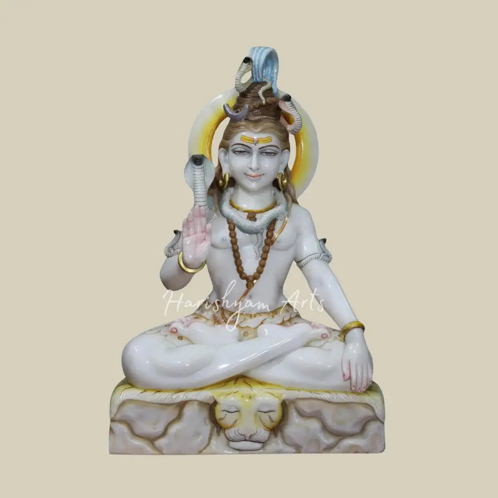 30" Shiv Ji Moorti in Vietnam Marble