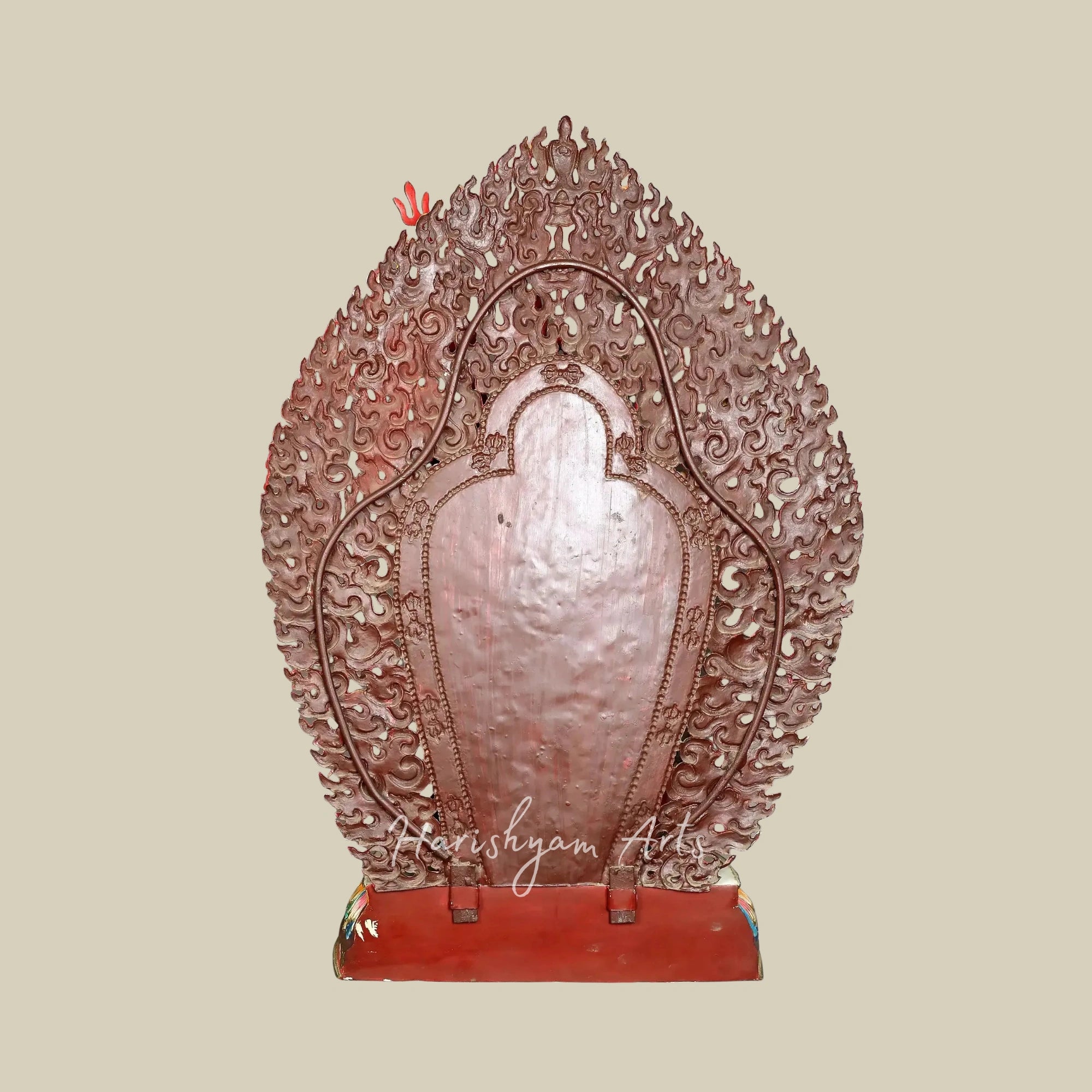 32" Large Superfine Standing Guru Padmasambhava Statue Handcrafted in Nepal