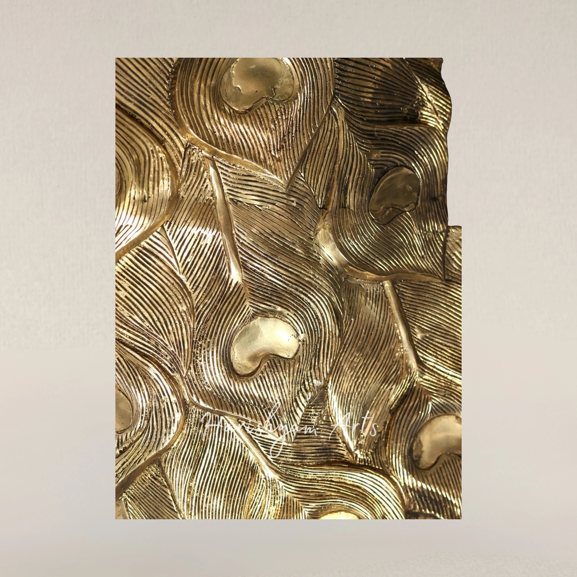 36" Majestic Oversized Peacock Sculpture Crafted in Solid Brass