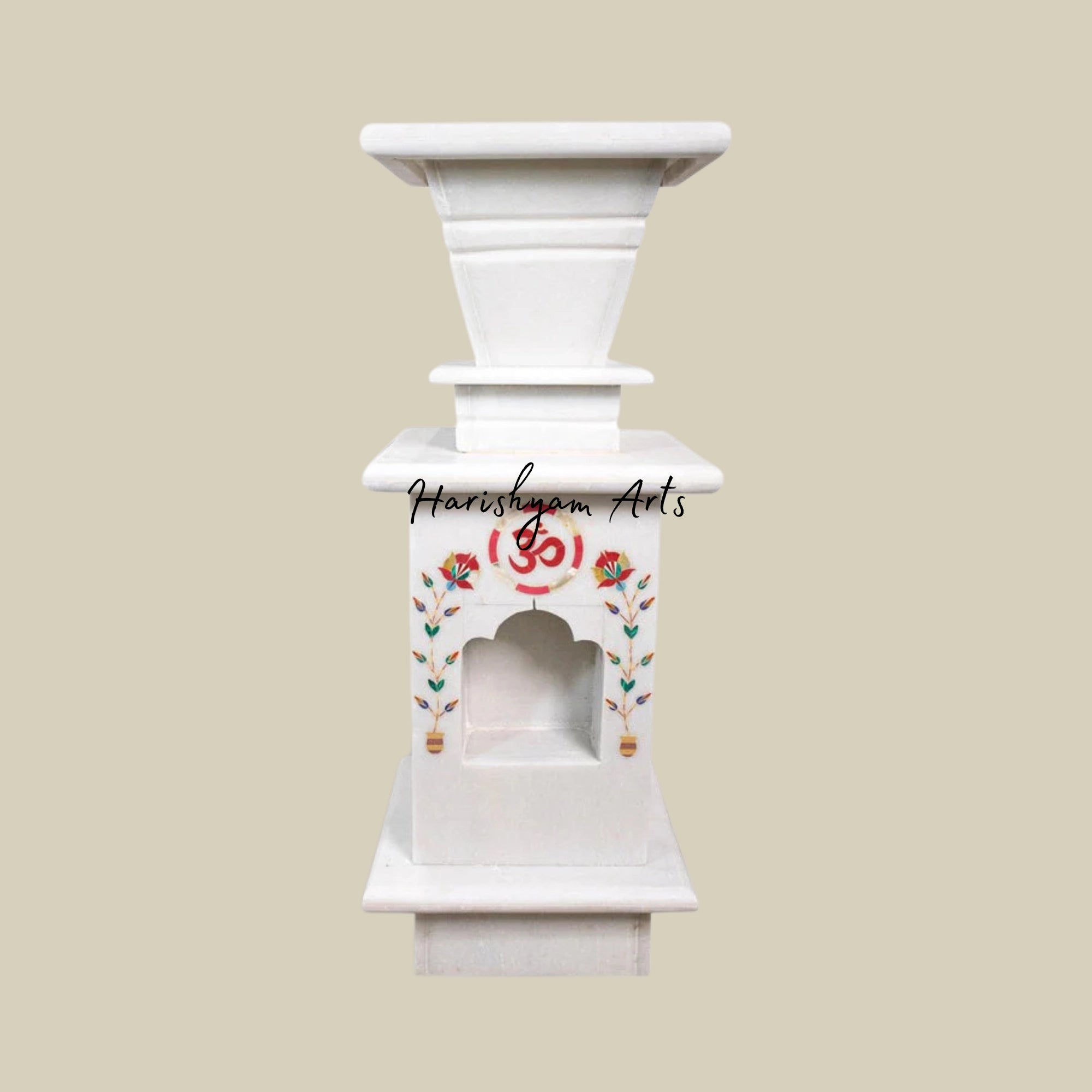 36" Marble Tulsi Planter for Garden3