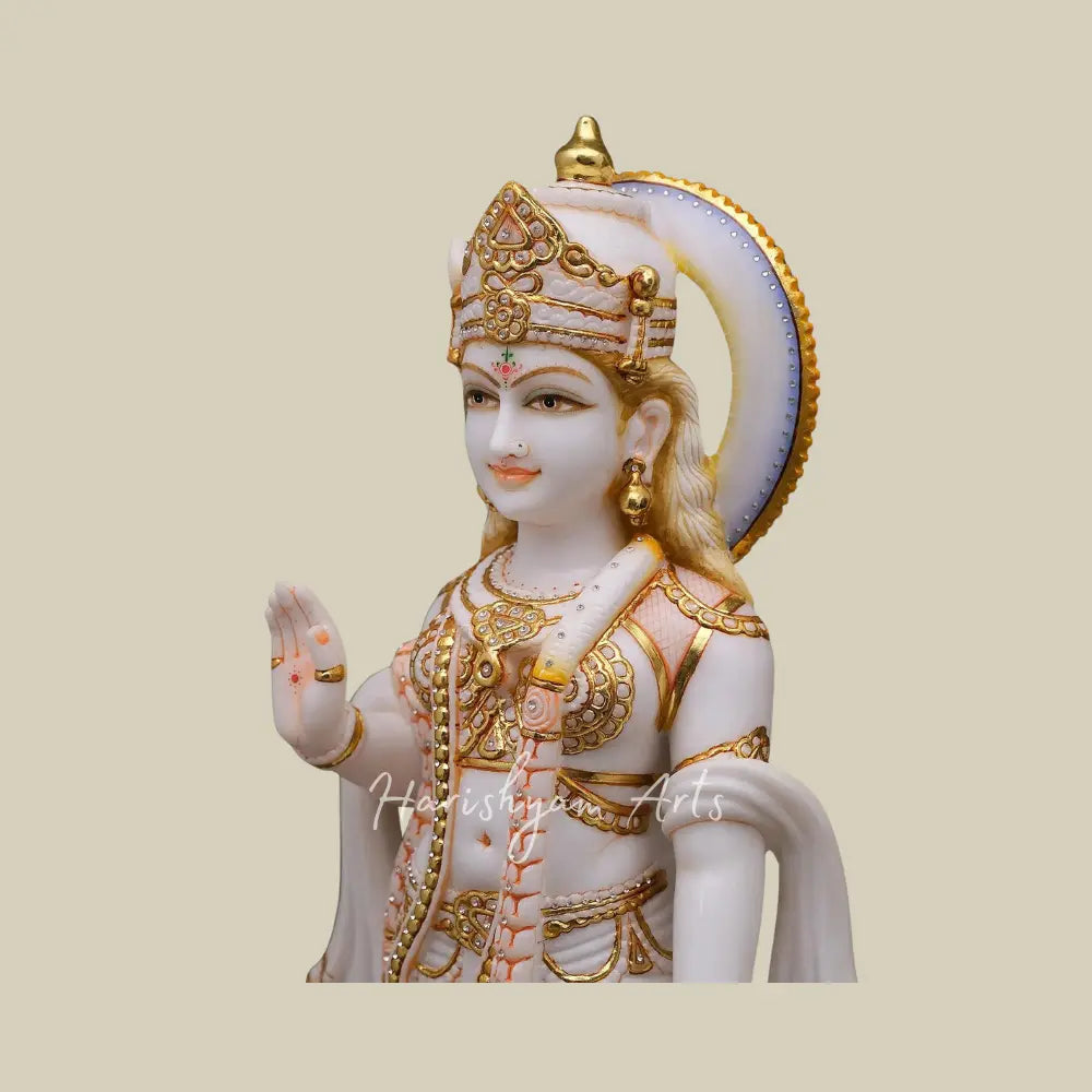 36"large radha krishna marble deity