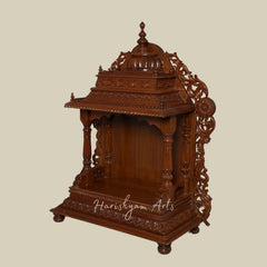38" Small Teakwood Temple For Home