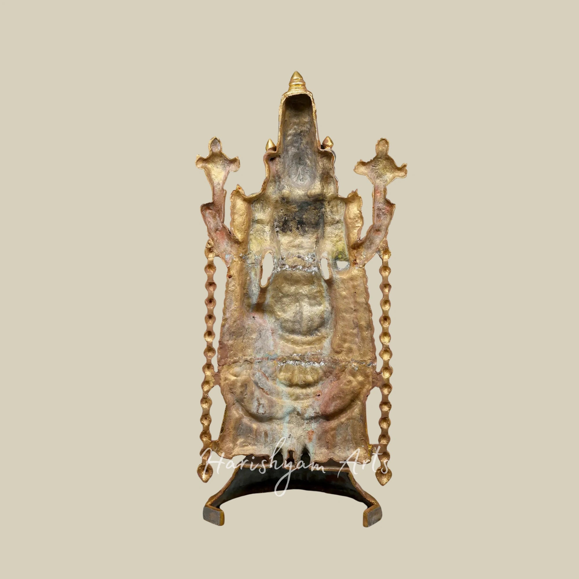 38" Large Brass Lord Venkateswara Idol for Home and Temple Décor5